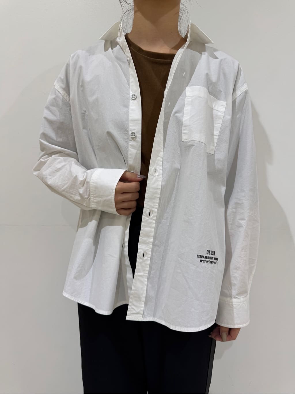 haruさんの「Dessin｜【洗える】シアーベロアトップス」を使ったコーディネート