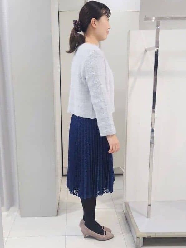 AZUSAさんの「Reflect｜【お食事会やお出かけに◎】ふんわりジャカード編みカーディガン」を使ったコーディネート