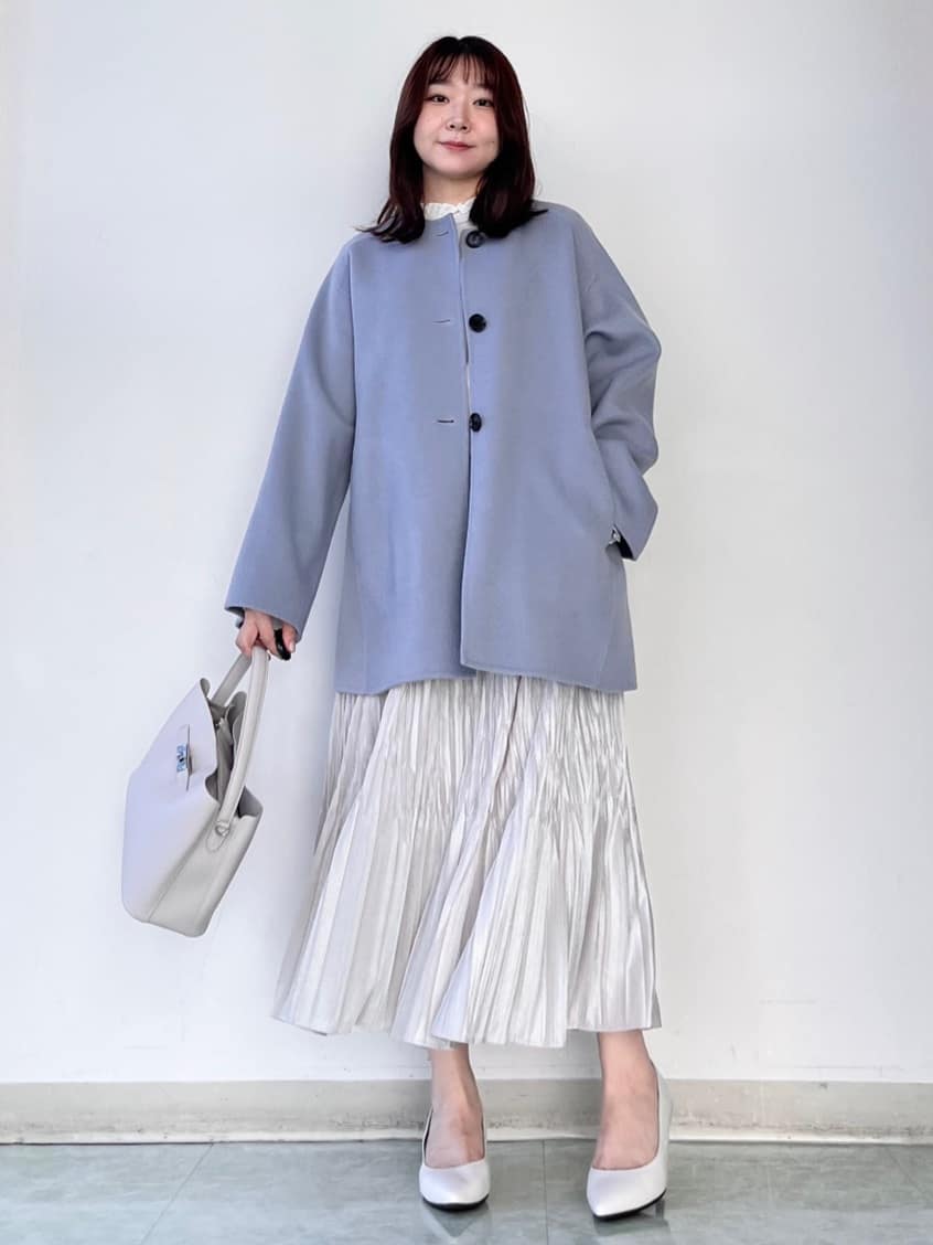 KAHOさんの「UNTITLED｜【ミディ丈/軽やか】セミラグランリバー コート」を使ったコーディネート