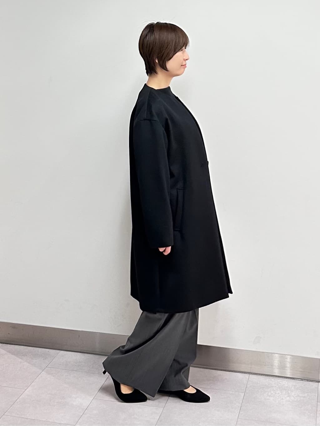 みなこさんの「UNTITLED｜【8色展開/洗える】ウールカシミヤ ハイネックニット」を使ったコーディネート