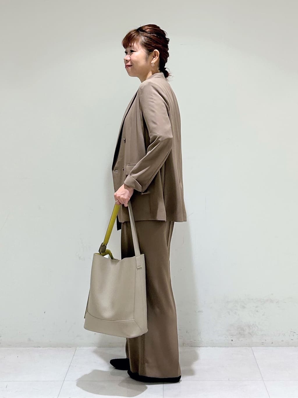 tsuyuさんの「INDIVI｜ヘアリージャカードトップス」を使ったコーディネート