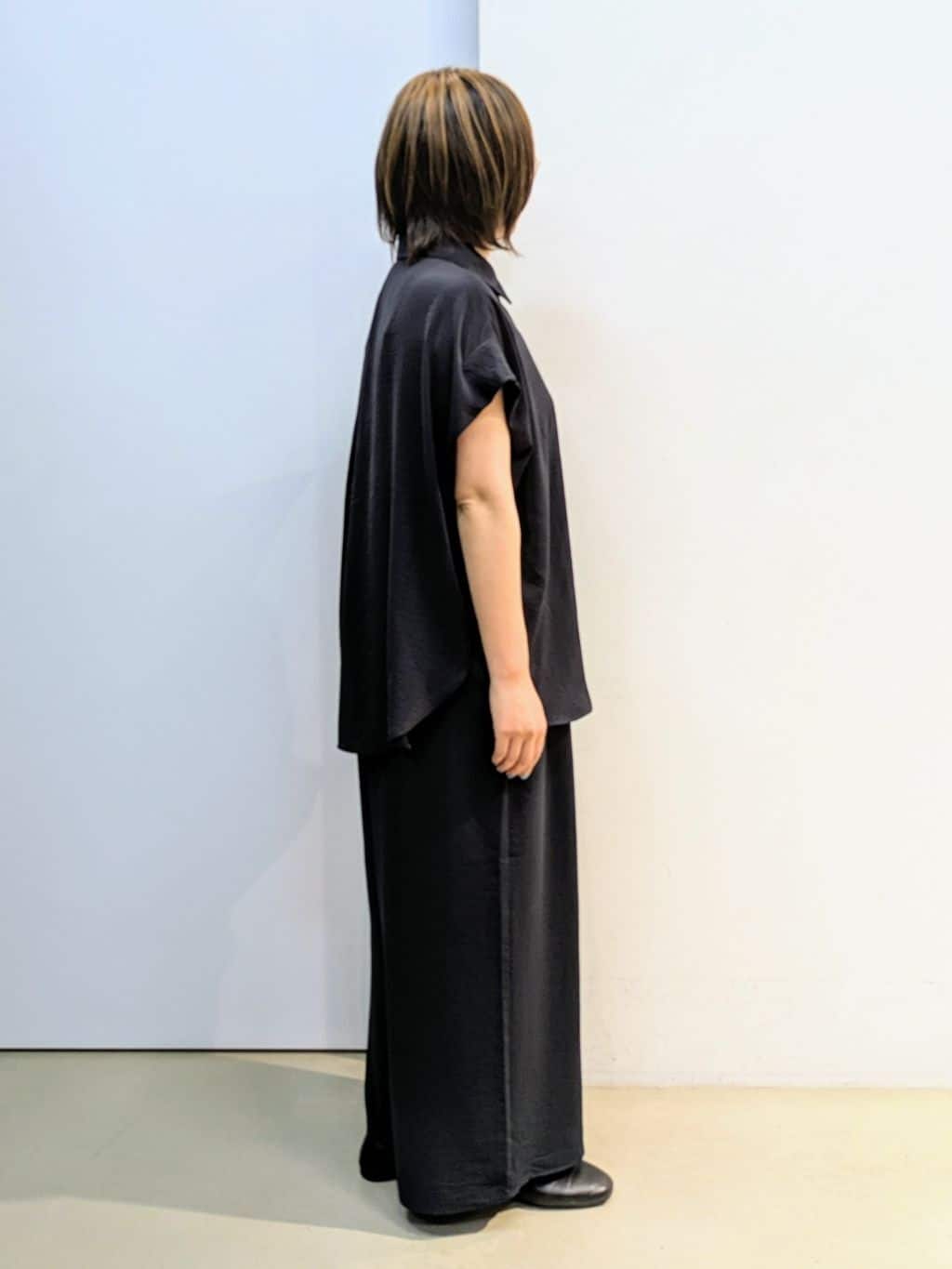 kotoさんの「THE SHOP TK｜コットンライクブラウス【接触冷感/洗濯機OK/UV/セットアップ可】」を使ったコーディネート