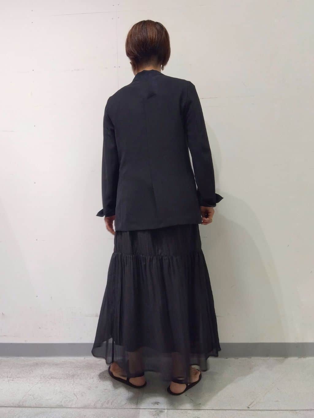 Kさんの「INDIVI｜【軽く羽織れる！】ダブルジャケット」を使ったコーディネート
