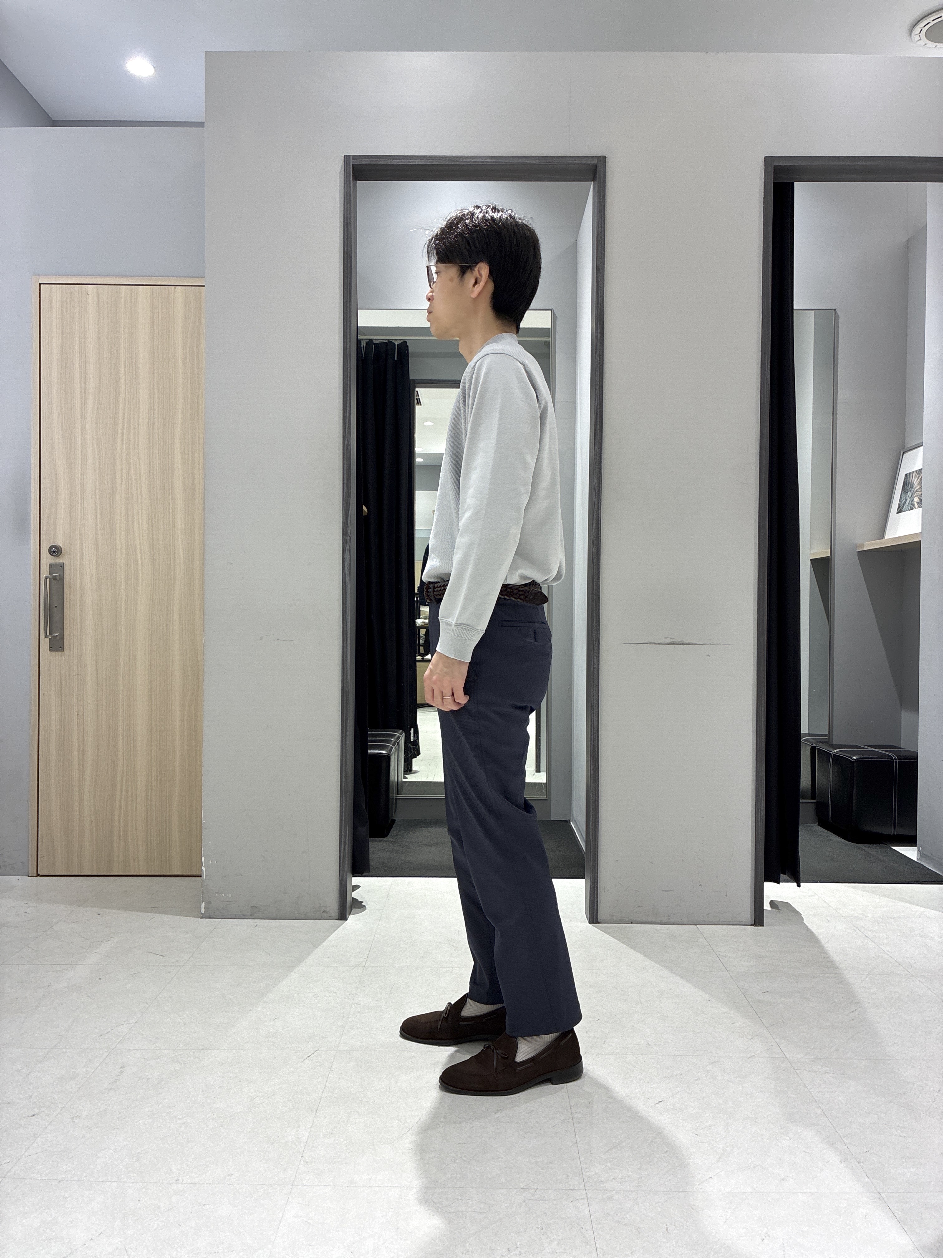 わいずみさんの「TAKEO KIKUCHI｜【360&deg;ストレッチ／軽量】None Of Stress ライト ジャケット（セットアップ対応）」を使ったコーディネート