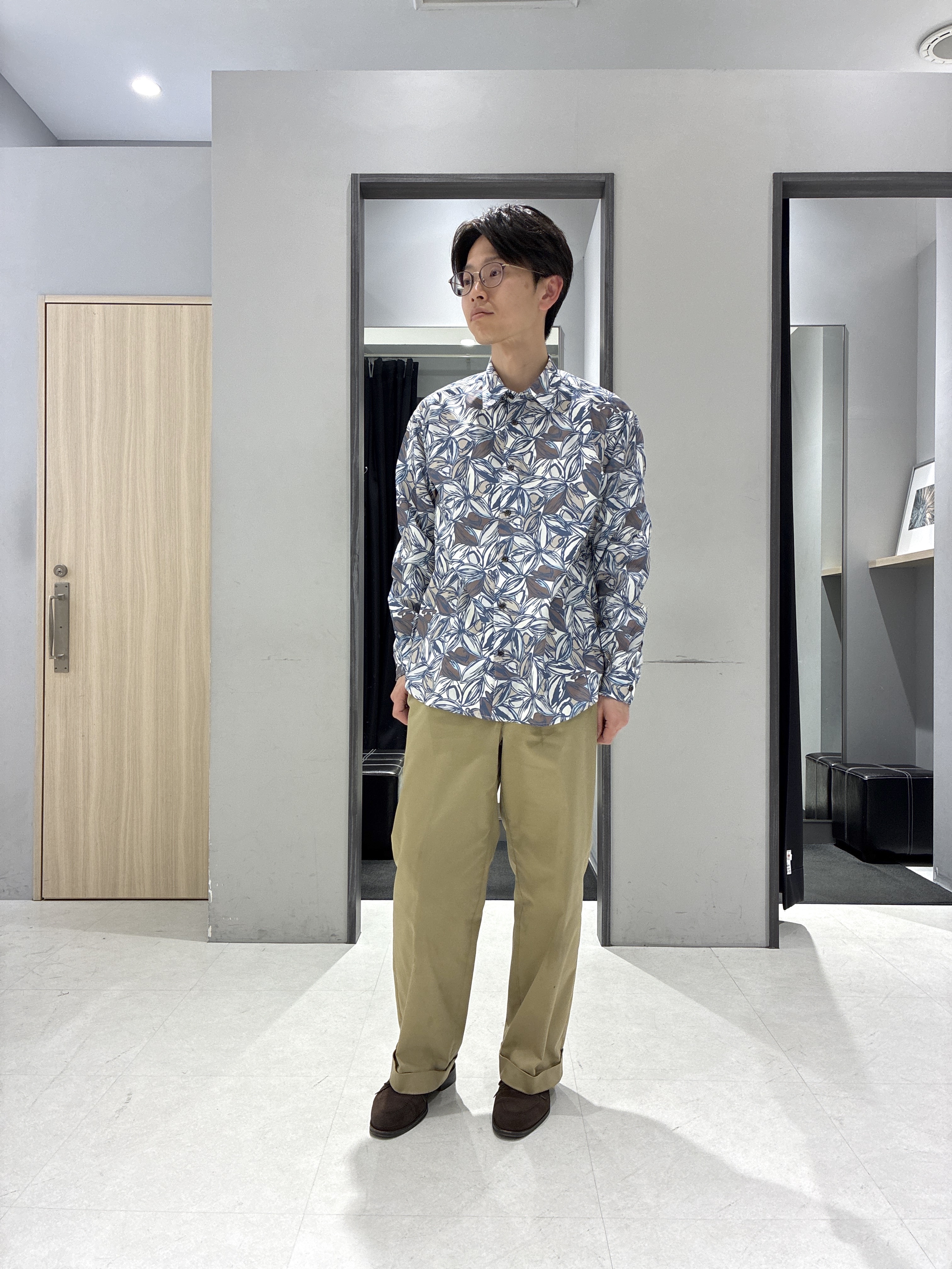 わいずみさんの「TAKEO KIKUCHI｜スライドパズル ジャカード ブルゾン」を使ったコーディネート