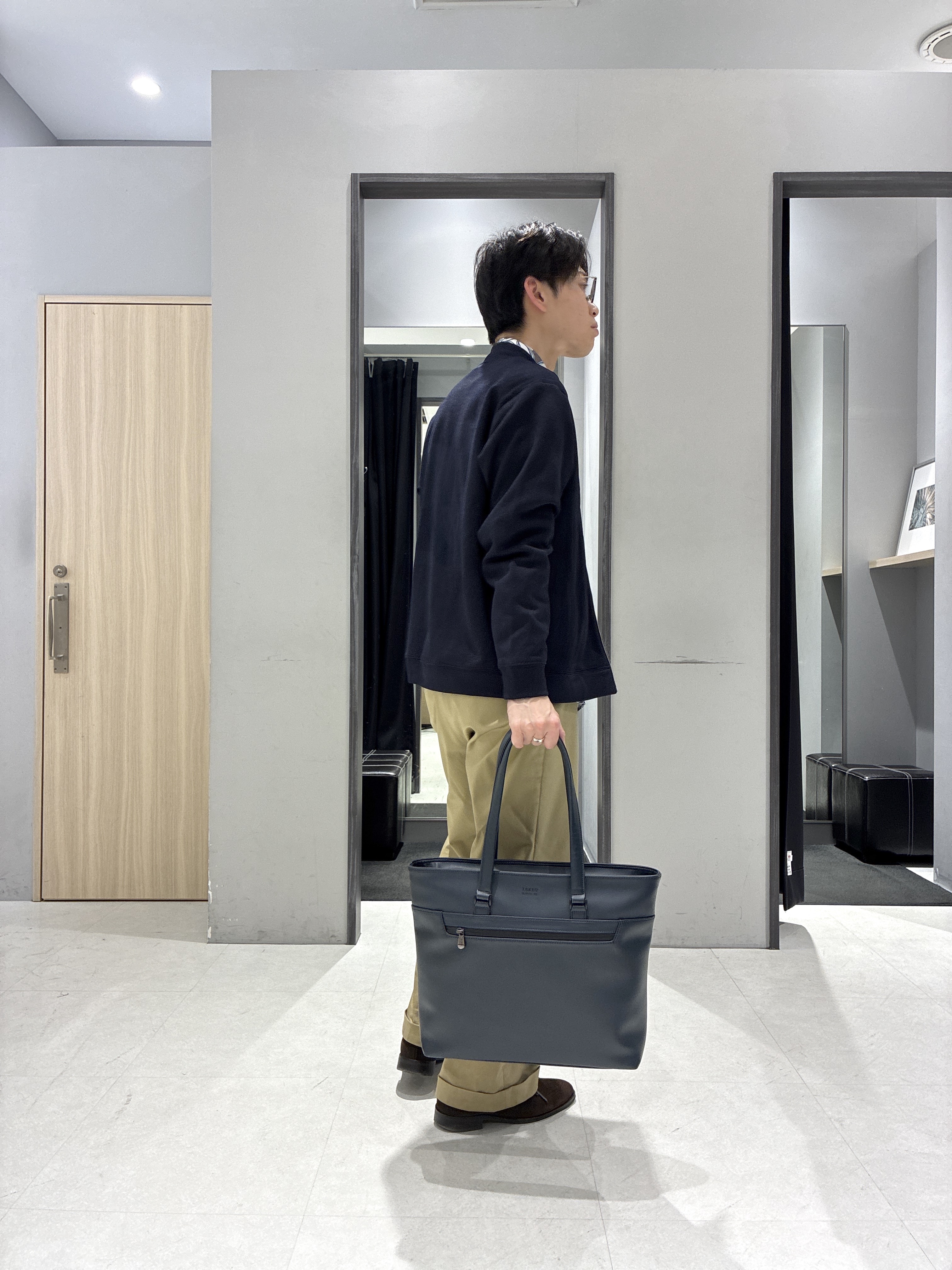 わいずみさんの「TAKEO KIKUCHI｜スライドパズル ジャカード ブルゾン」を使ったコーディネート