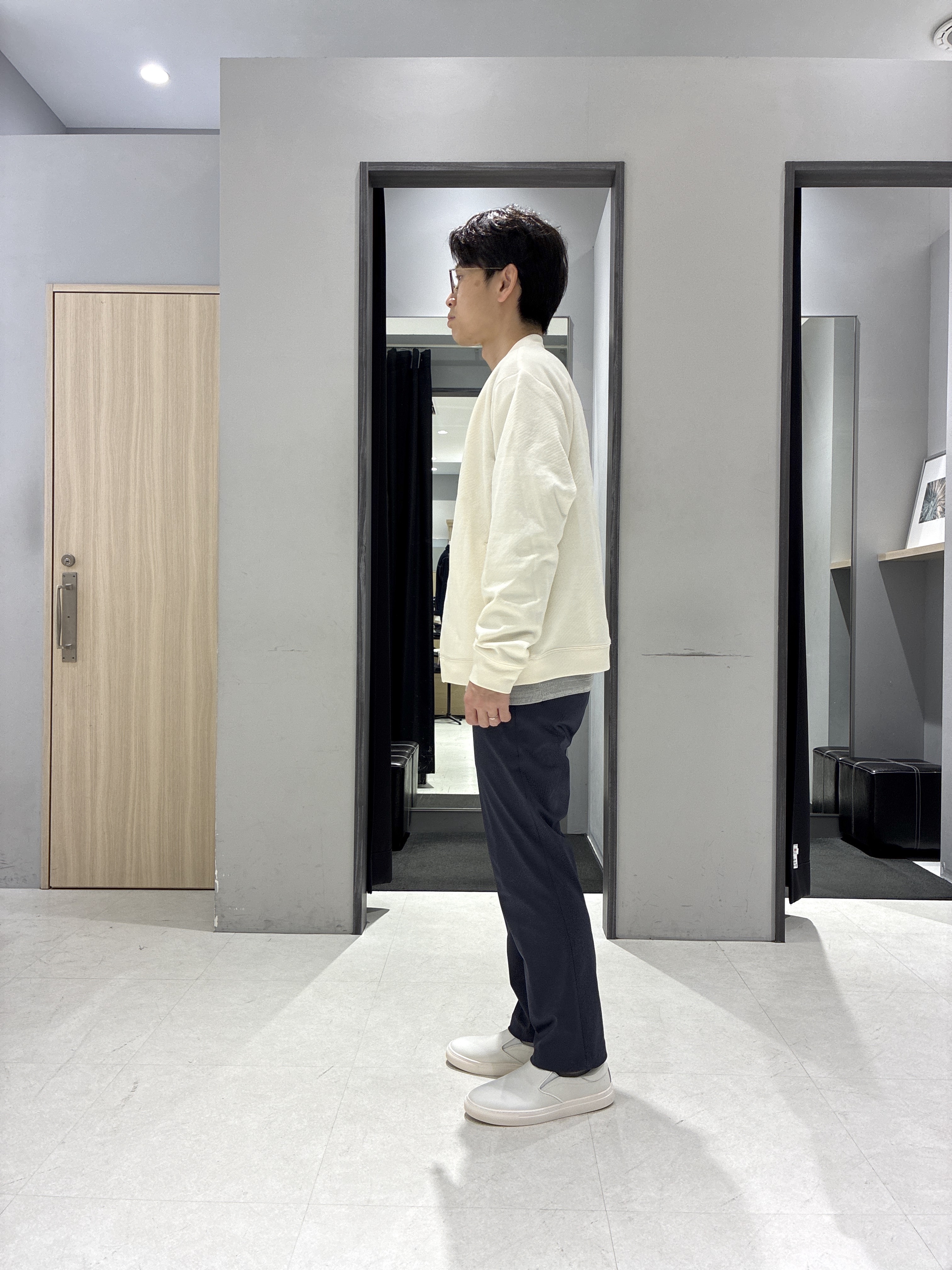 わいずみさんの「TAKEO KIKUCHI｜スライドパズル ジャカード ブルゾン」を使ったコーディネート