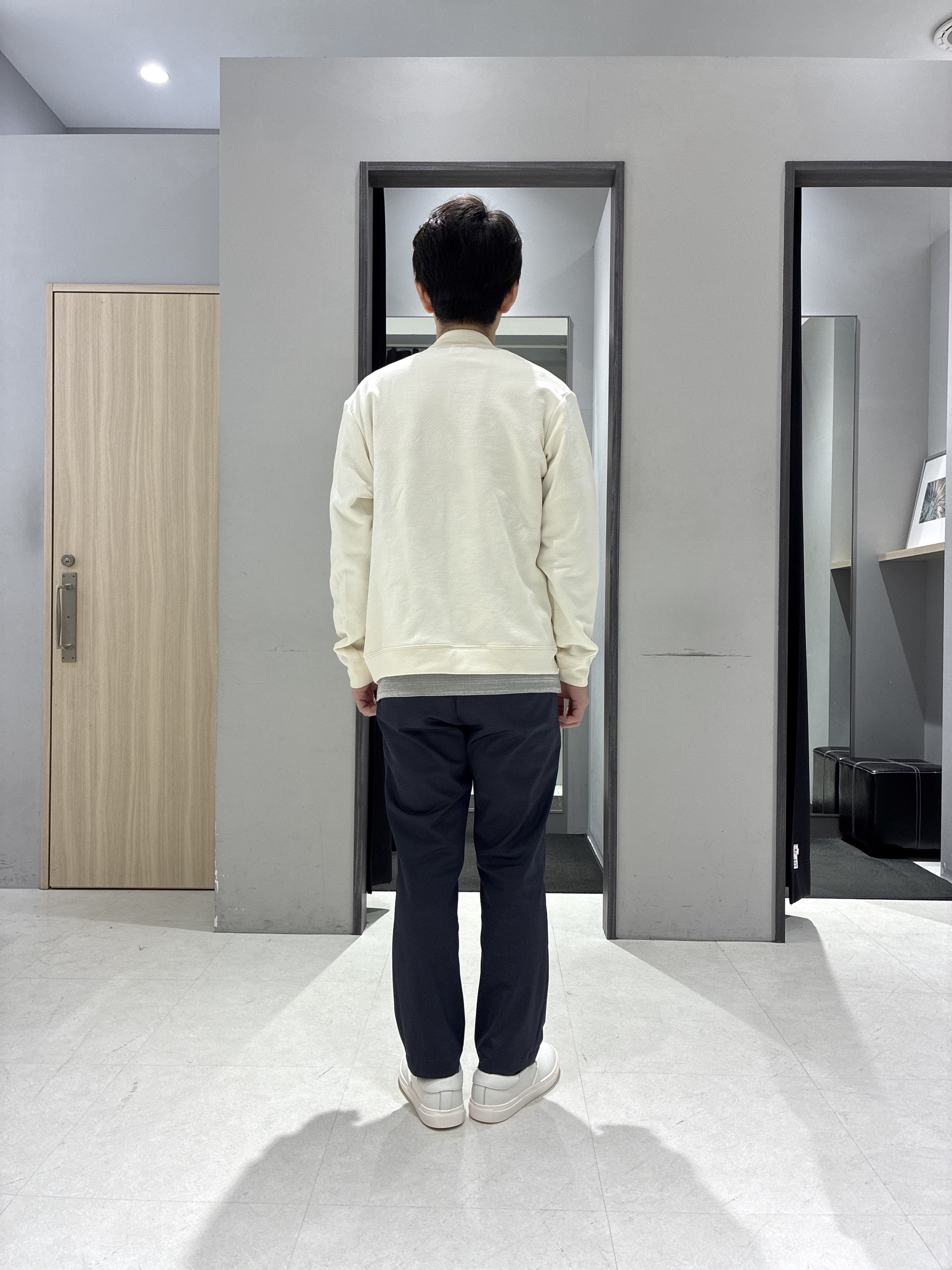 わいずみさんの「TAKEO KIKUCHI｜スライドパズル ジャカード ブルゾン」を使ったコーディネート