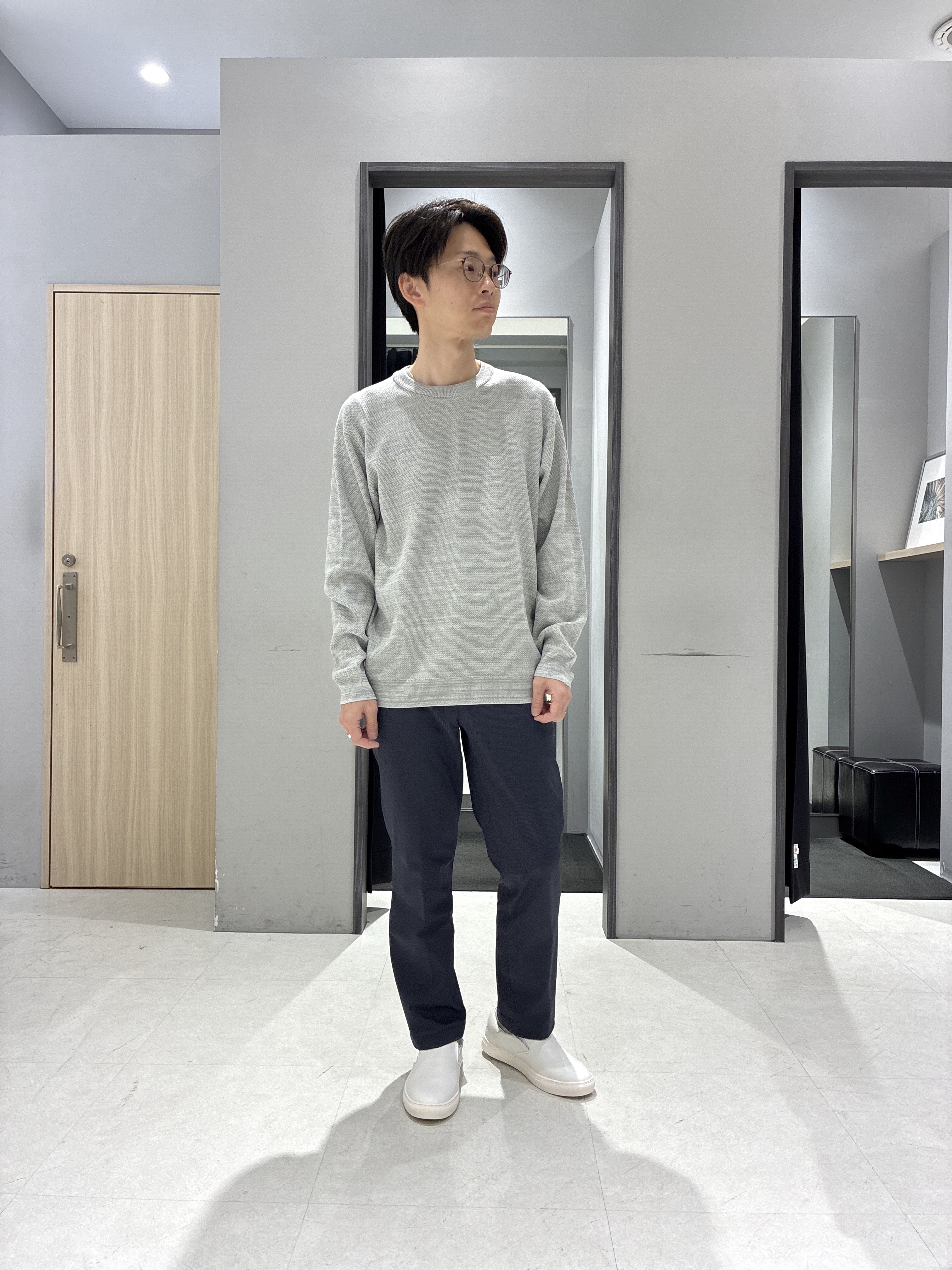 わいずみさんの「TAKEO KIKUCHI｜スライドパズル ジャカード ブルゾン」を使ったコーディネート