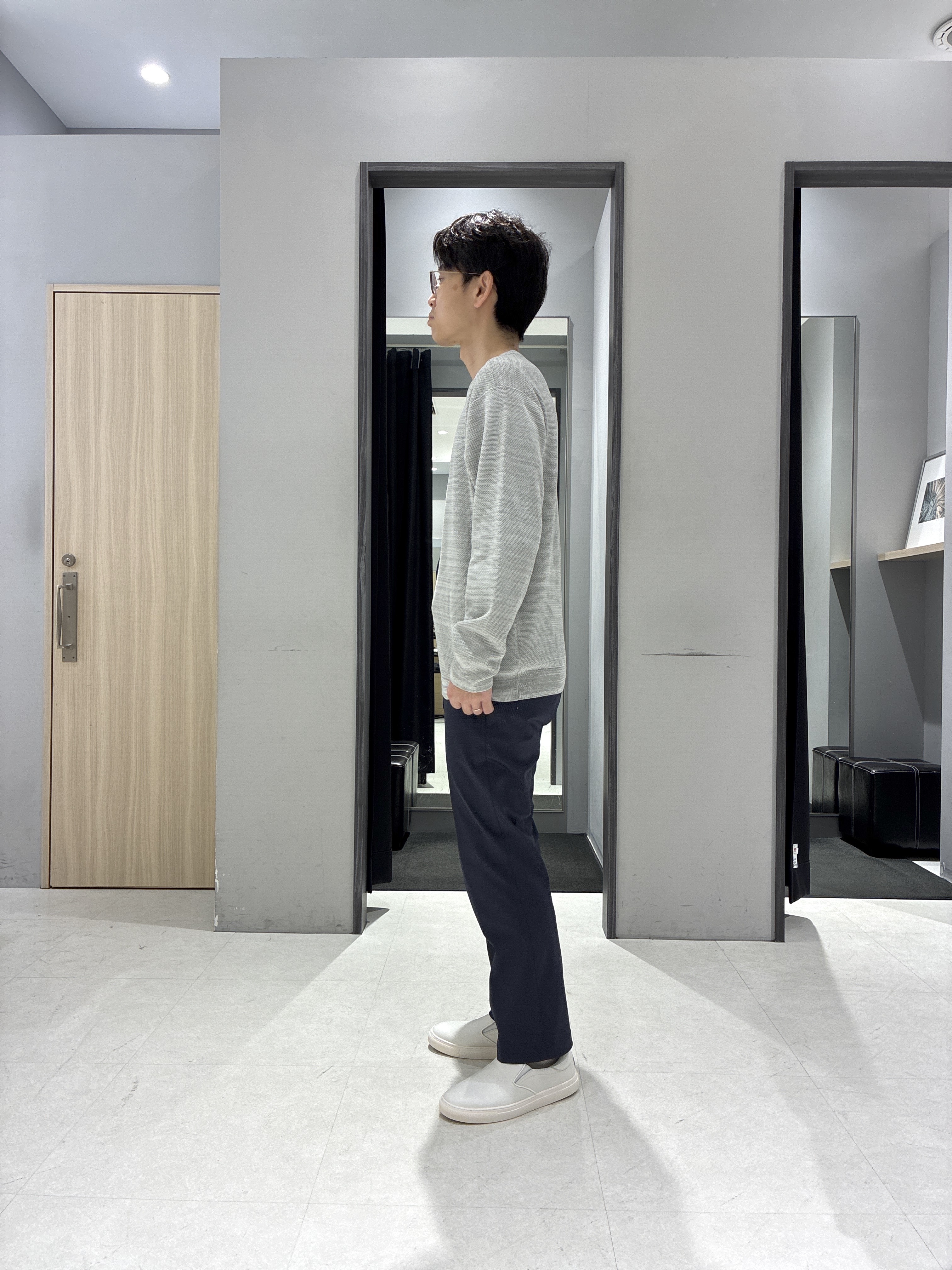 わいずみさんの「TAKEO KIKUCHI｜スライドパズル ジャカード ブルゾン」を使ったコーディネート