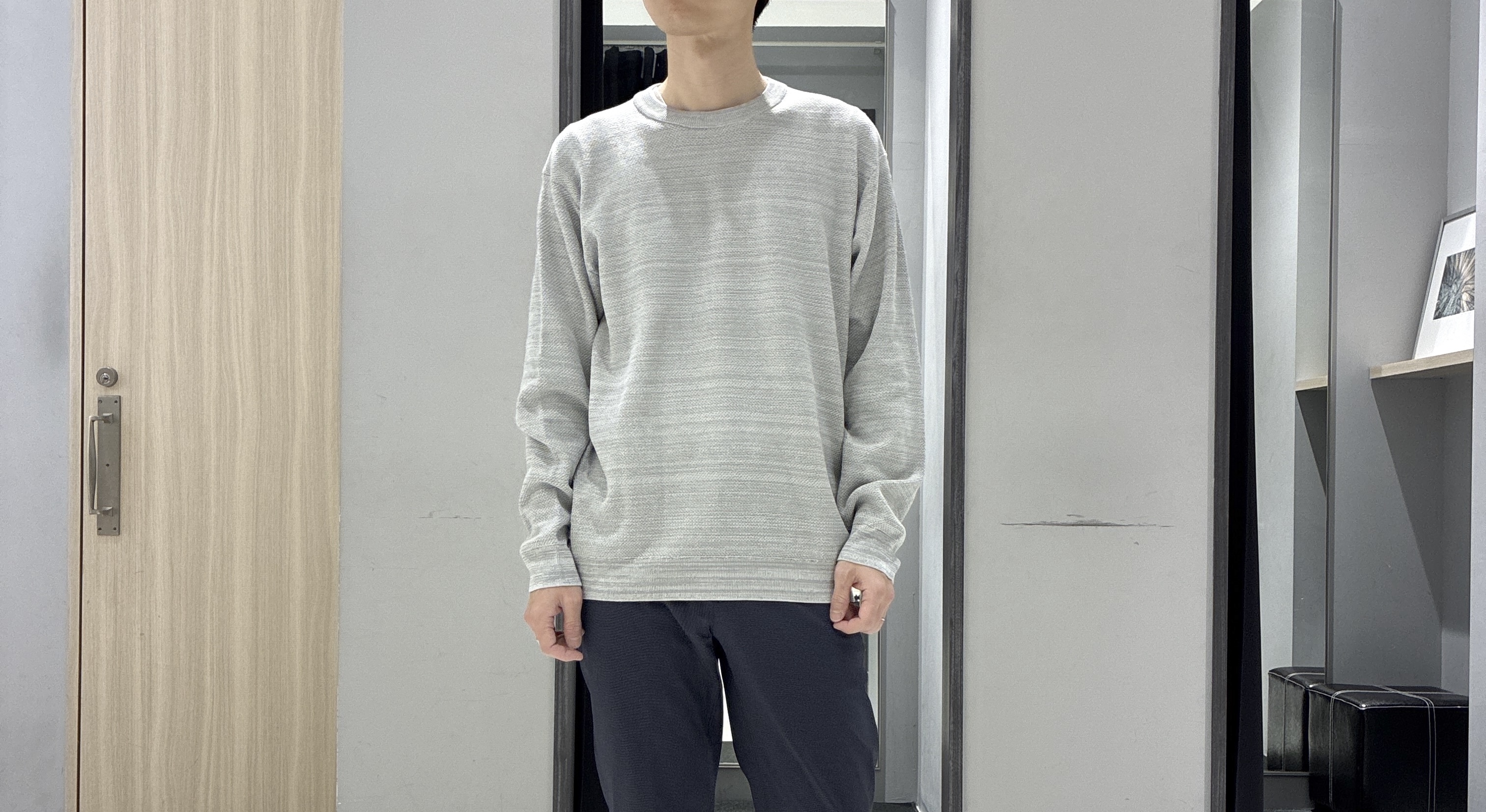 わいずみさんの「TAKEO KIKUCHI｜スライドパズル ジャカード ブルゾン」を使ったコーディネート