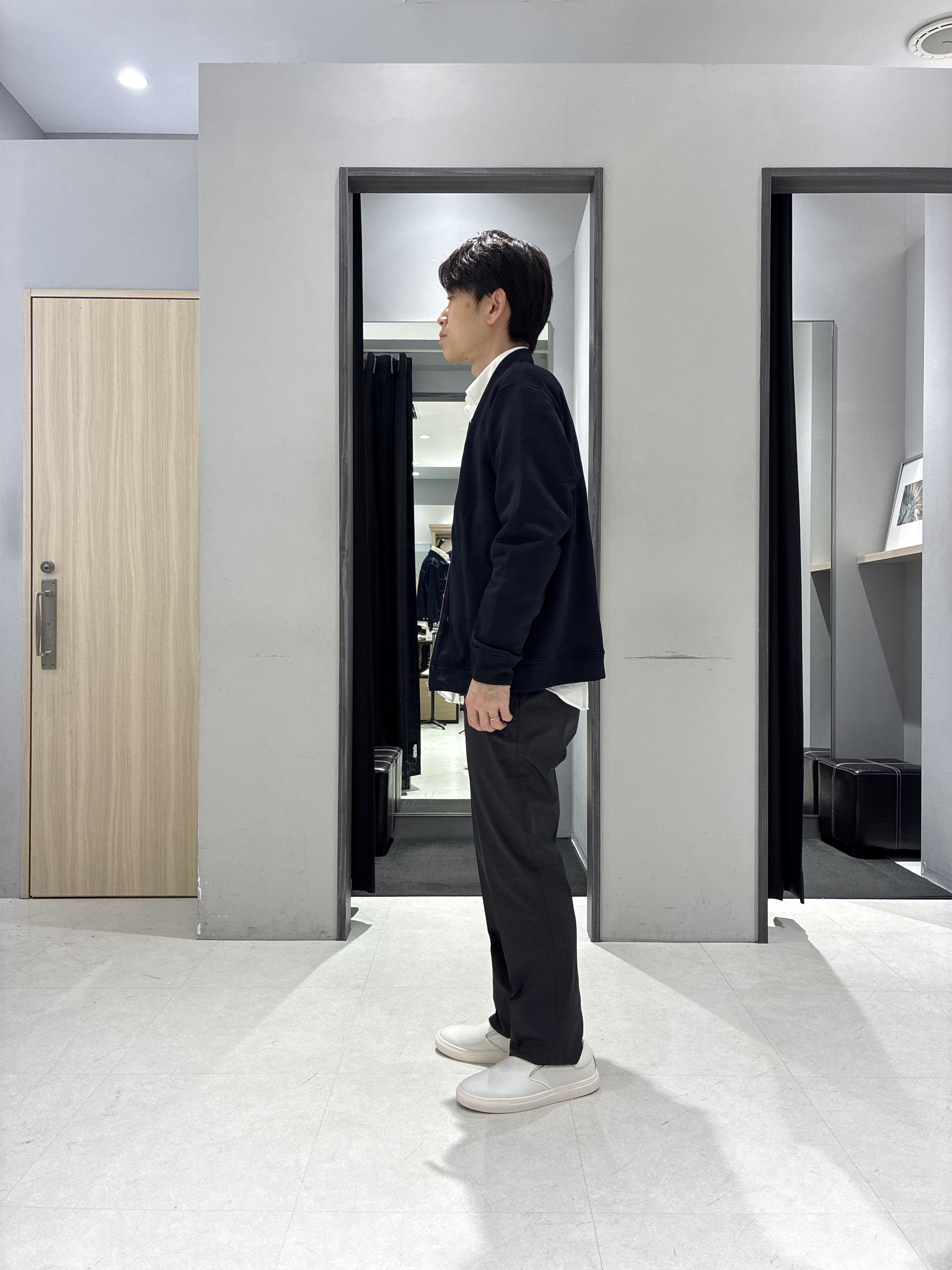 わいずみさんの「TAKEO KIKUCHI｜スライドパズル ジャカード ブルゾン」を使ったコーディネート