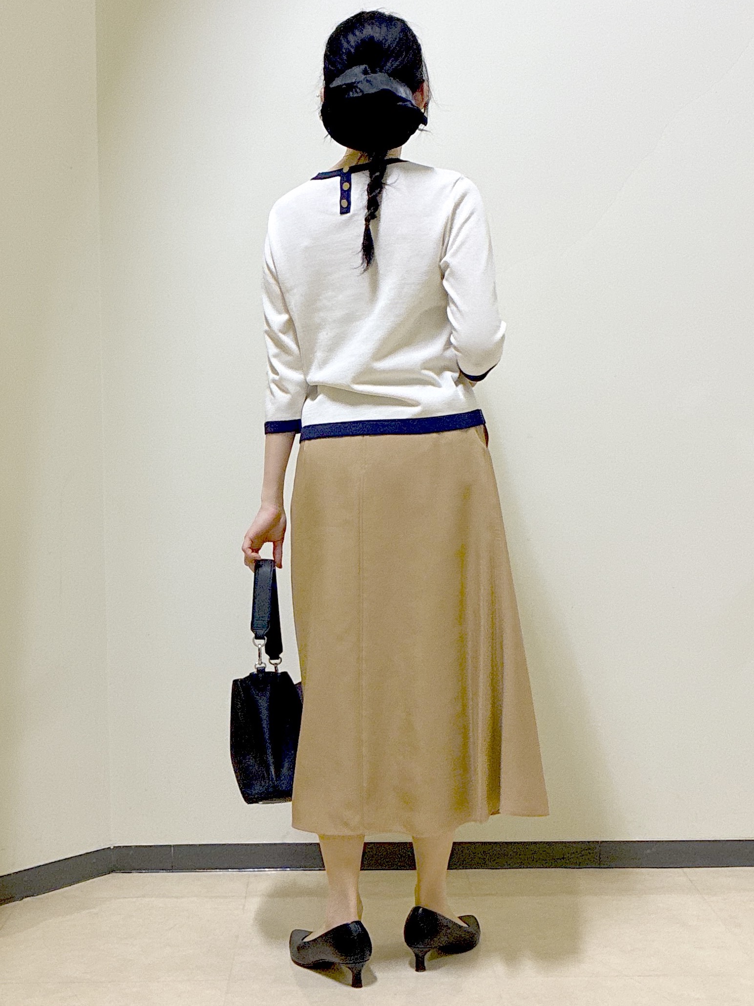  beni_gingerさんの「Reflect｜【アンサンブル可】バイカラーニット」を使ったコーディネート