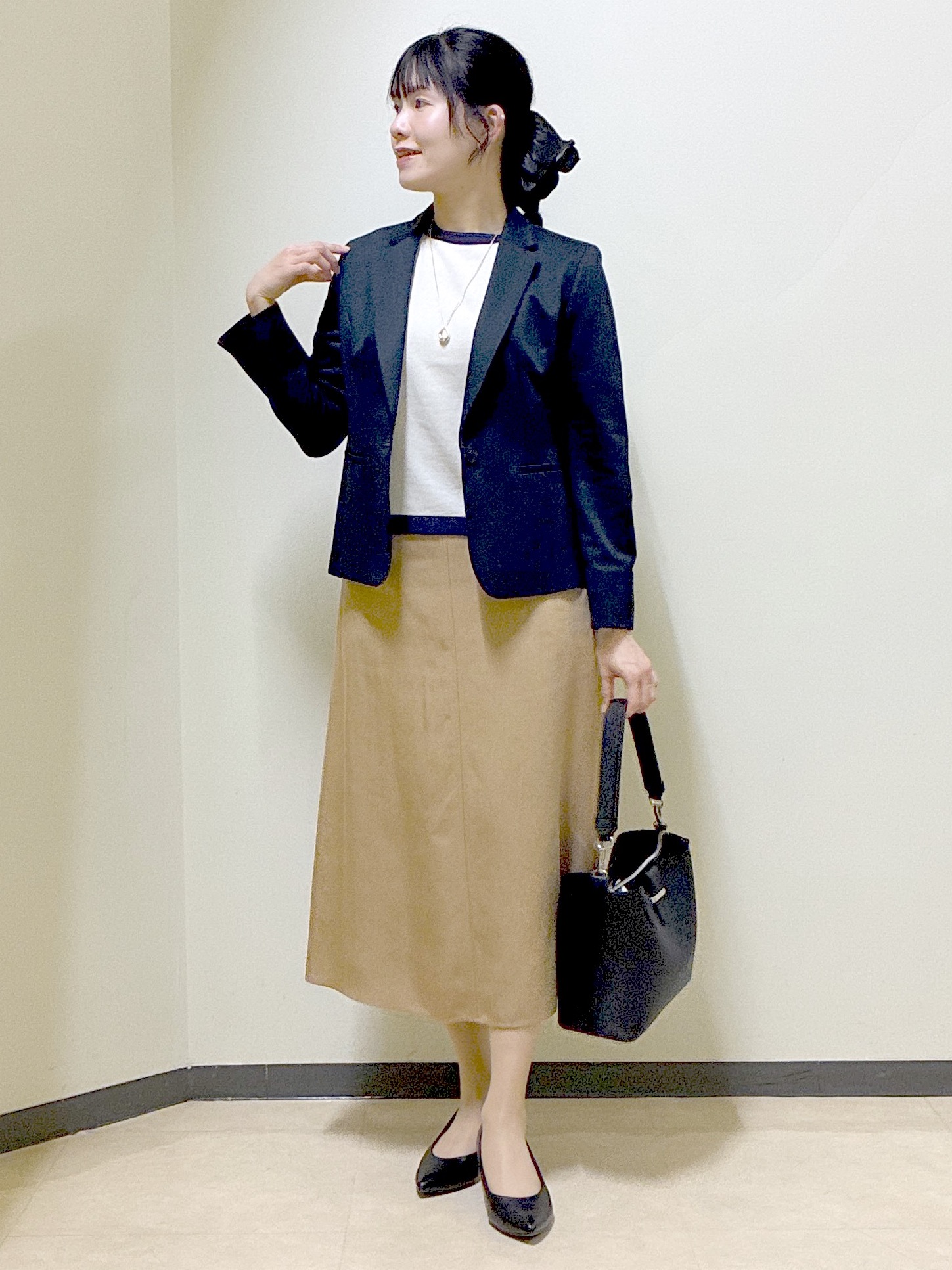  beni_gingerさんの「Reflect｜【アンサンブル可】バイカラーカーディガン」を使ったコーディネート