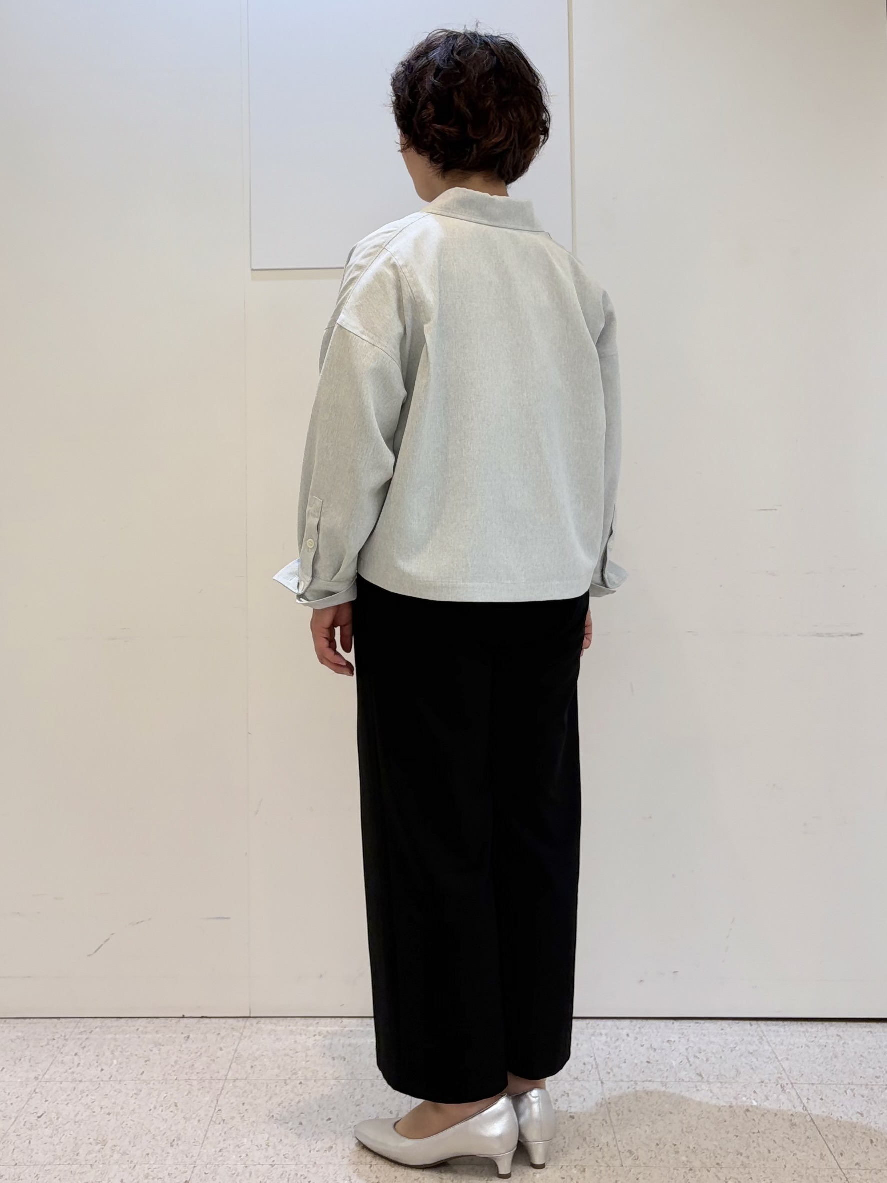 ヤスコさんの「Reflect｜リネンライクシャツブルゾン」を使ったコーディネート