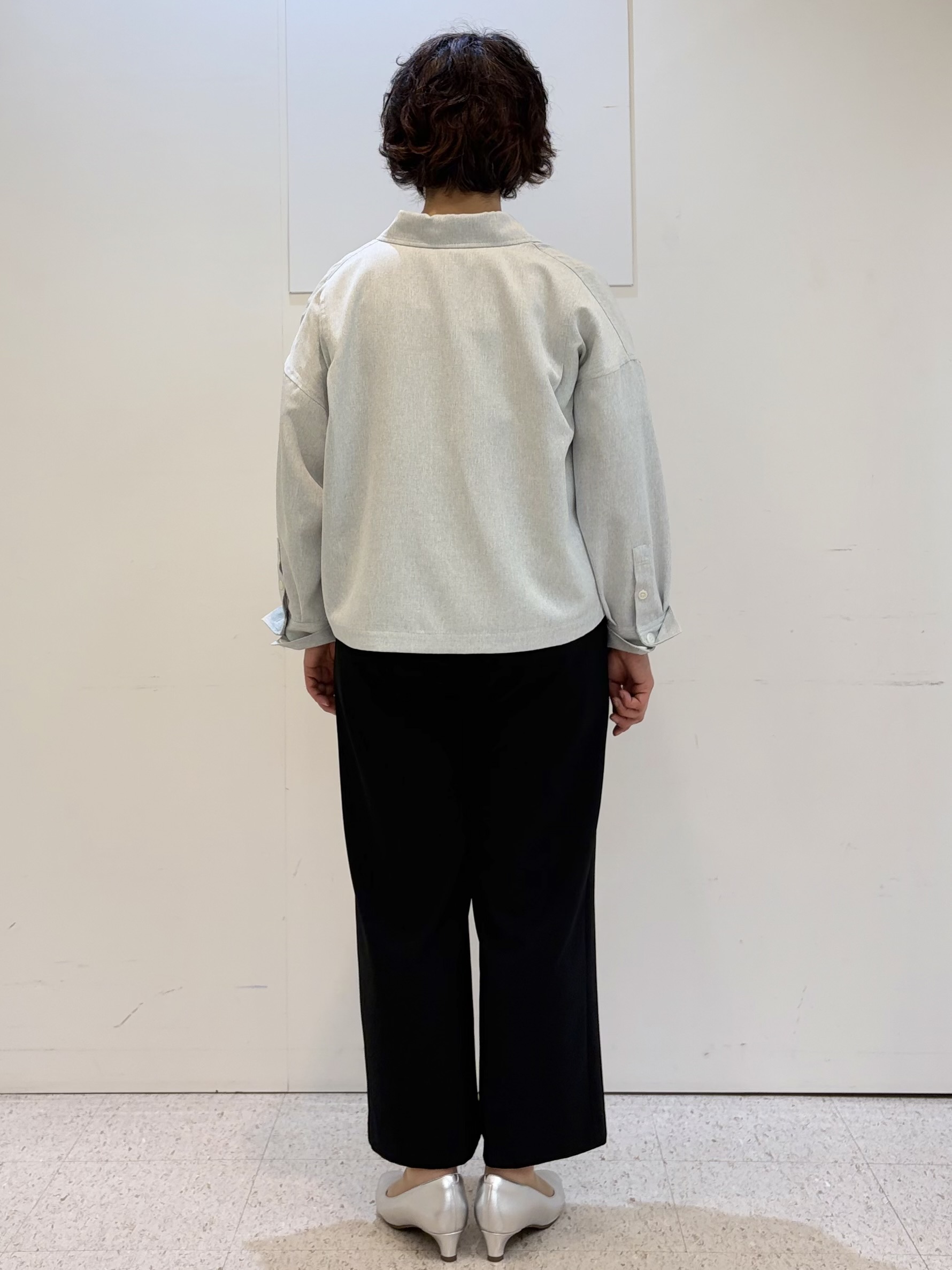 ヤスコさんの「Reflect｜リネンライクシャツブルゾン」を使ったコーディネート