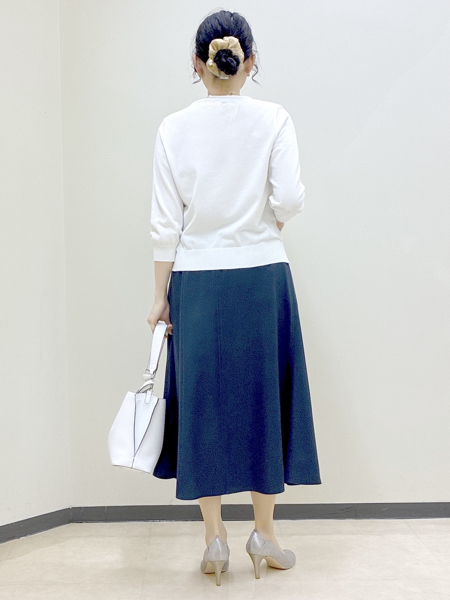  beni_gingerさんの「Reflect｜フロントフリルデザインニット」を使ったコーディネート