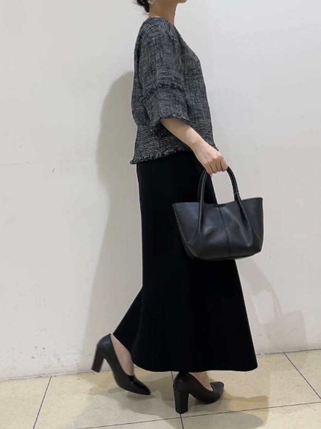 watanabeさんの「UNTITLED｜◆【洗える】ツイードドルマンブラウス」を使ったコーディネート