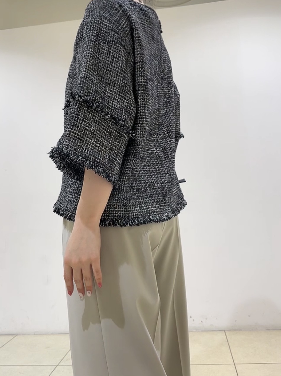 watanabeさんの「UNTITLED｜◆【洗える】ツイードドルマンブラウス」を使ったコーディネート