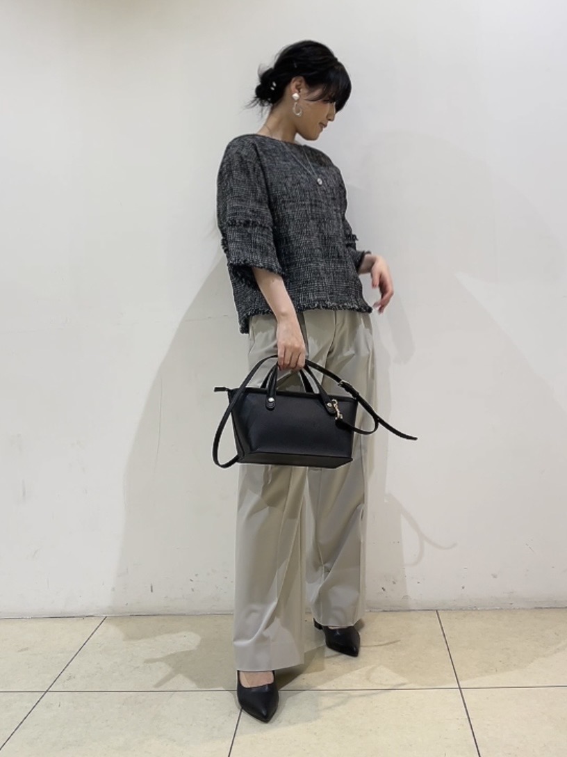 watanabeさんの「UNTITLED｜◆【洗える】ツイードドルマンブラウス」を使ったコーディネート