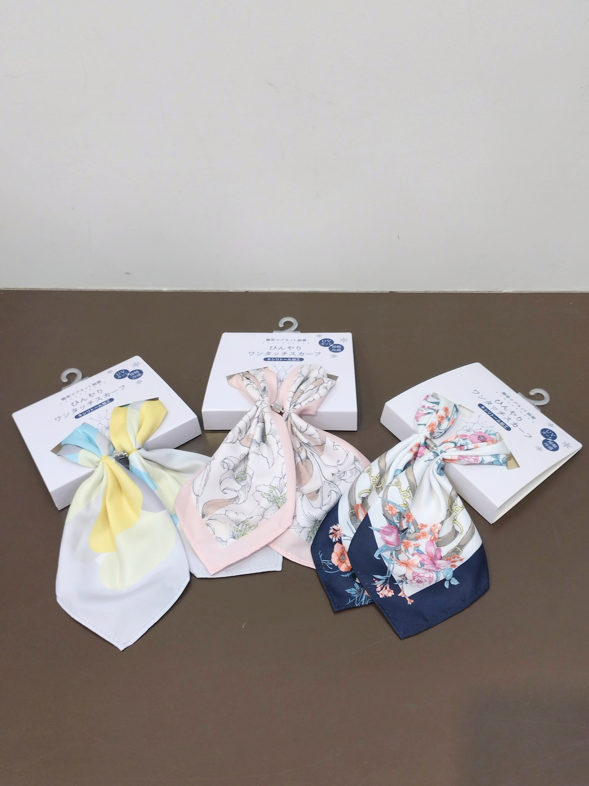 yuzuyamamaさんの「SHOO･LA･RUE｜【接触冷感／UVカット】ひんやりワンタッチスカーフ」を使ったコーディネート