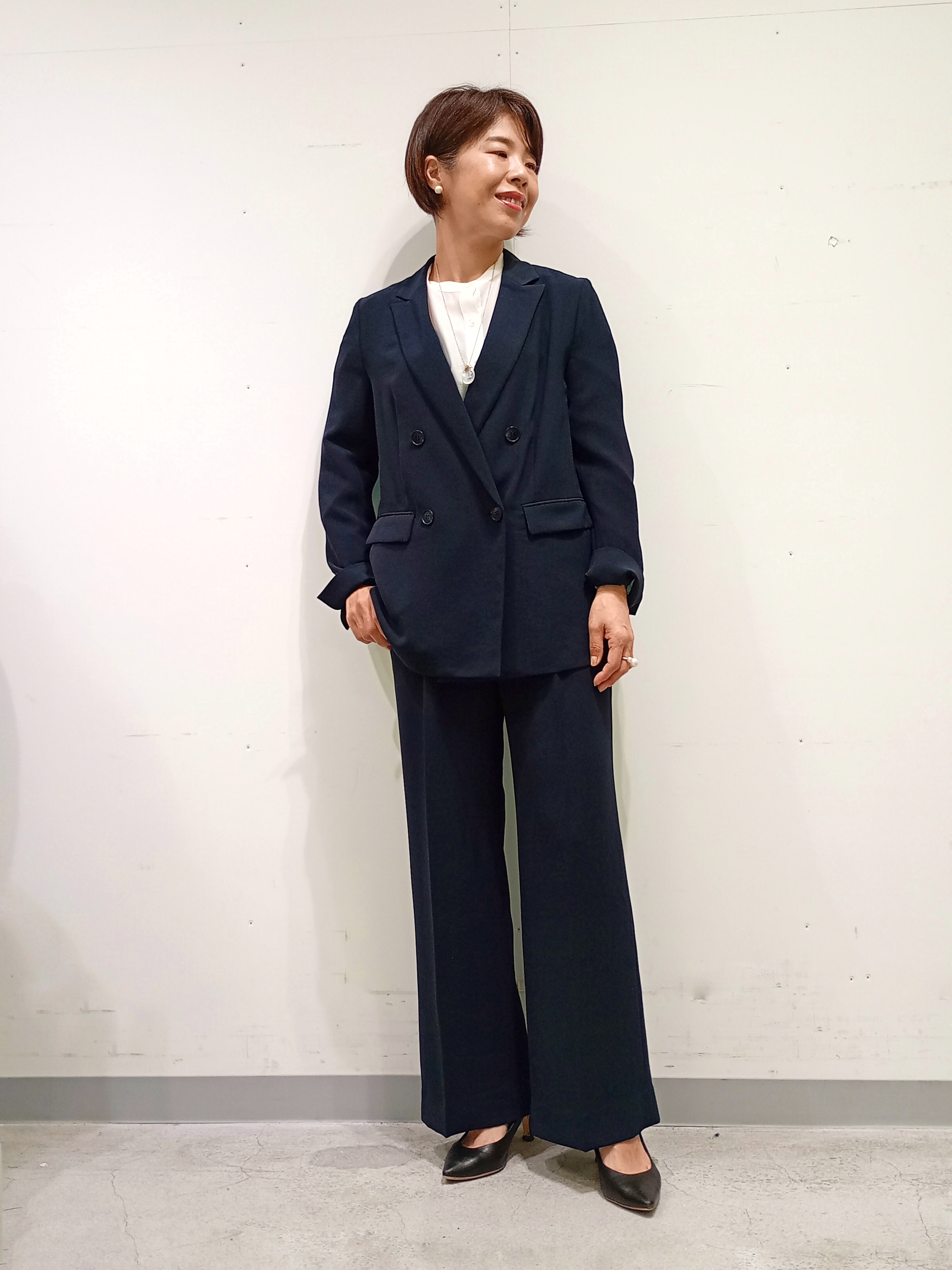 Kさんの「INDIVI｜【洗える／多機能／SETUP可】着る日傘ダブルジャケット」を使ったコーディネート