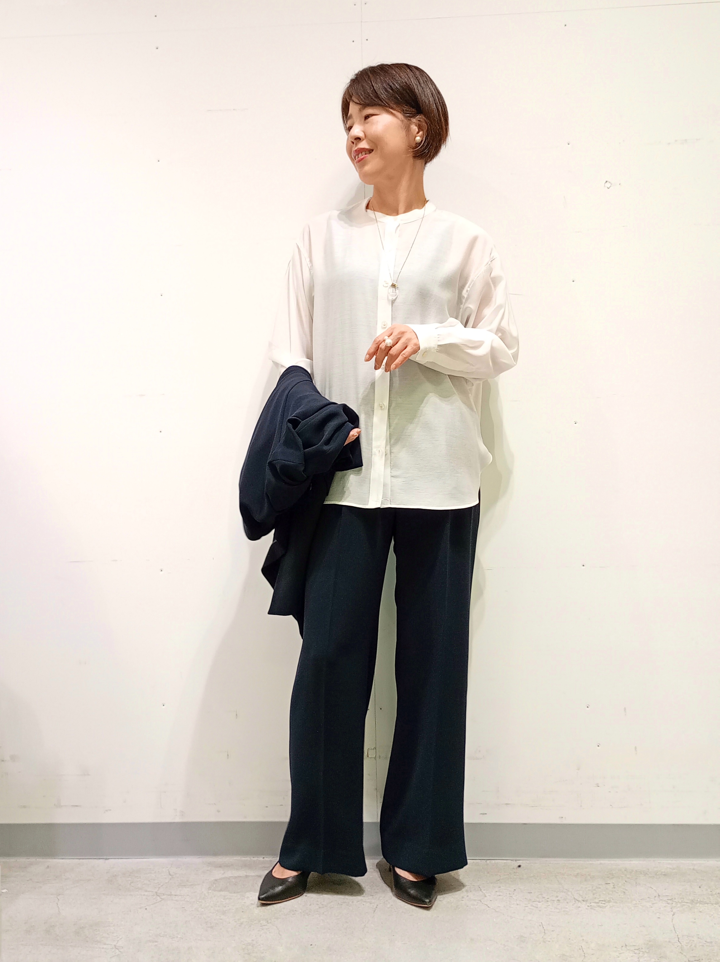Kさんの「INDIVI｜【洗える／多機能／SETUP可】着る日傘ダブルジャケット」を使ったコーディネート