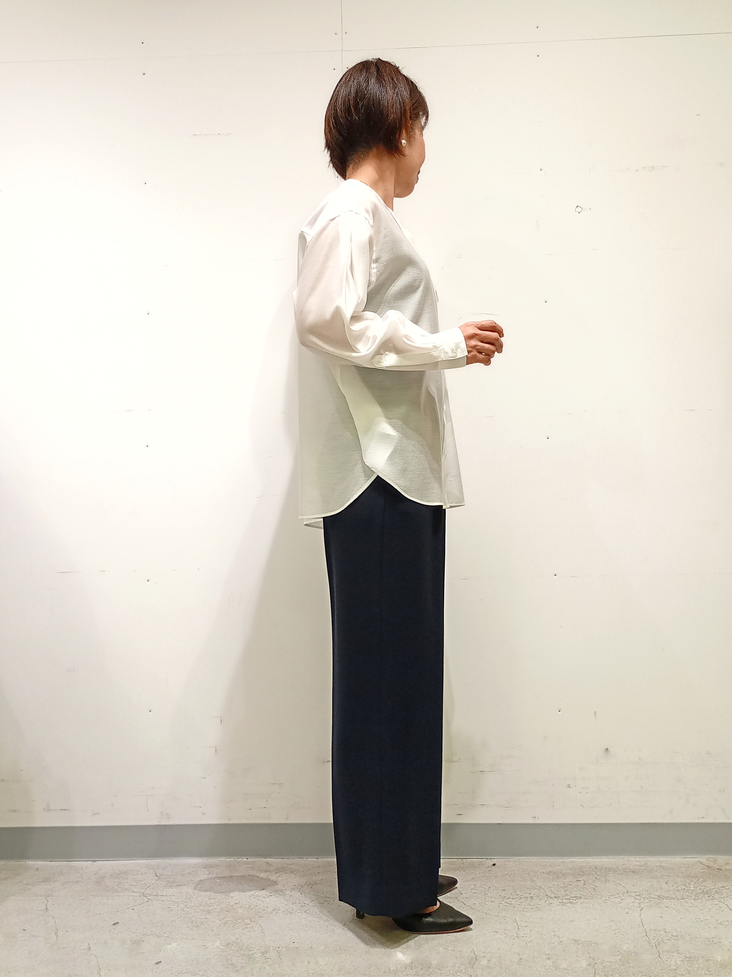 Kさんの「INDIVI｜【洗える／多機能／SETUP可】着る日傘ダブルジャケット」を使ったコーディネート