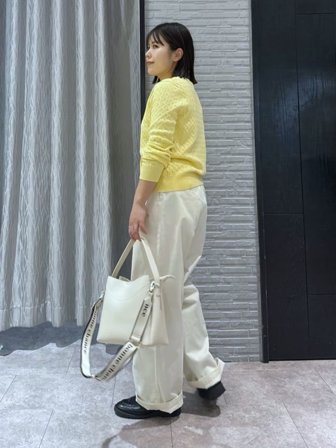 chさんの「THE SHOP TK｜【POLO BCS 別注】ケーブルカーディガン」を使ったコーディネート