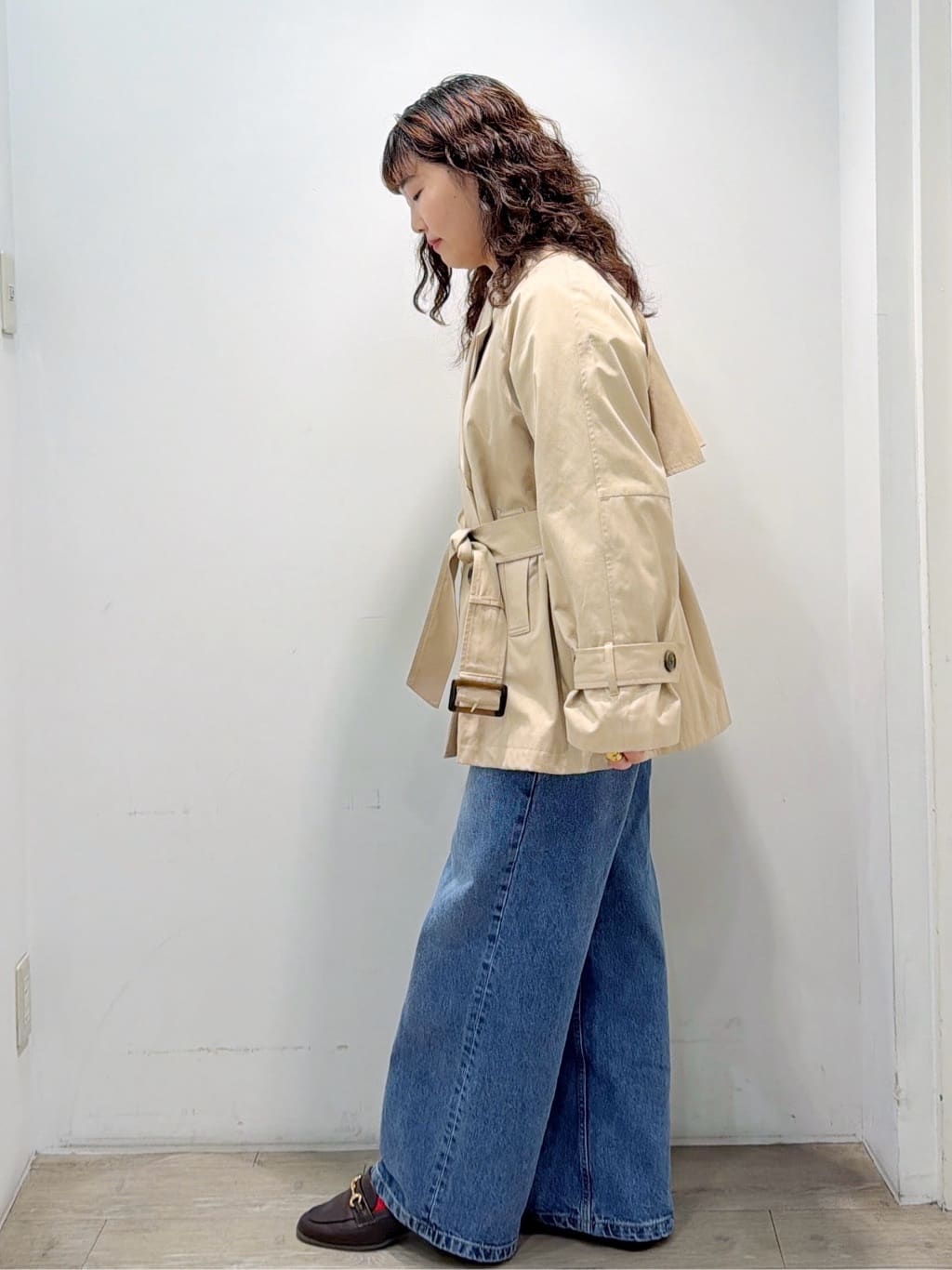 sumicaさんの「OPAQUE.CLIP｜ミドルトレンチコート【洗濯機OK】」を使ったコーディネート