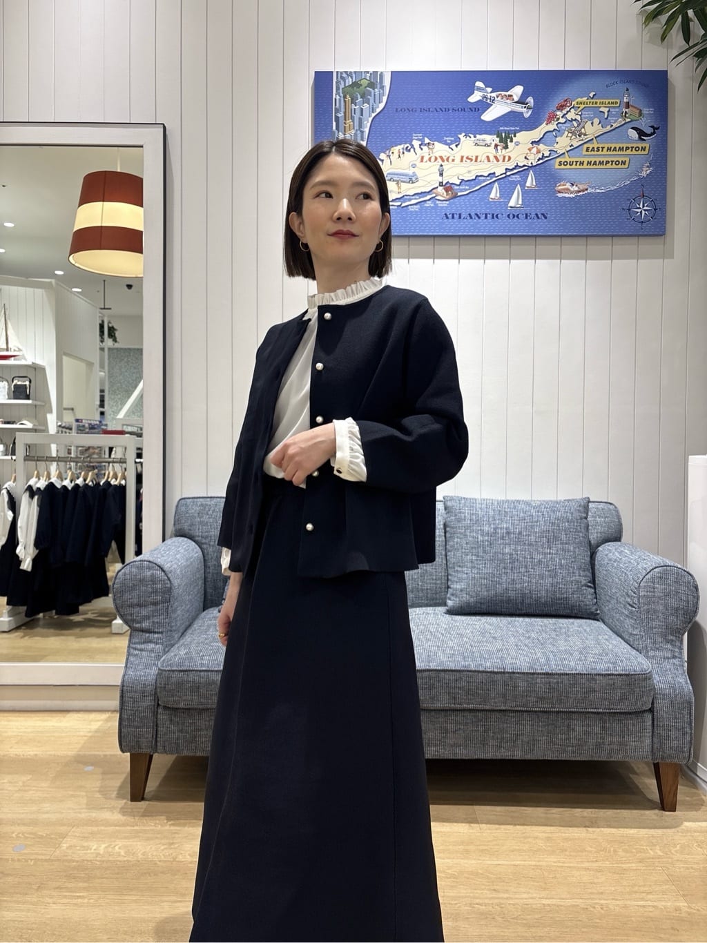 risaさんの「Dessin｜【入卒/セレモニー/単品使い2WAY可能】ニットセットアップ」を使ったコーディネート