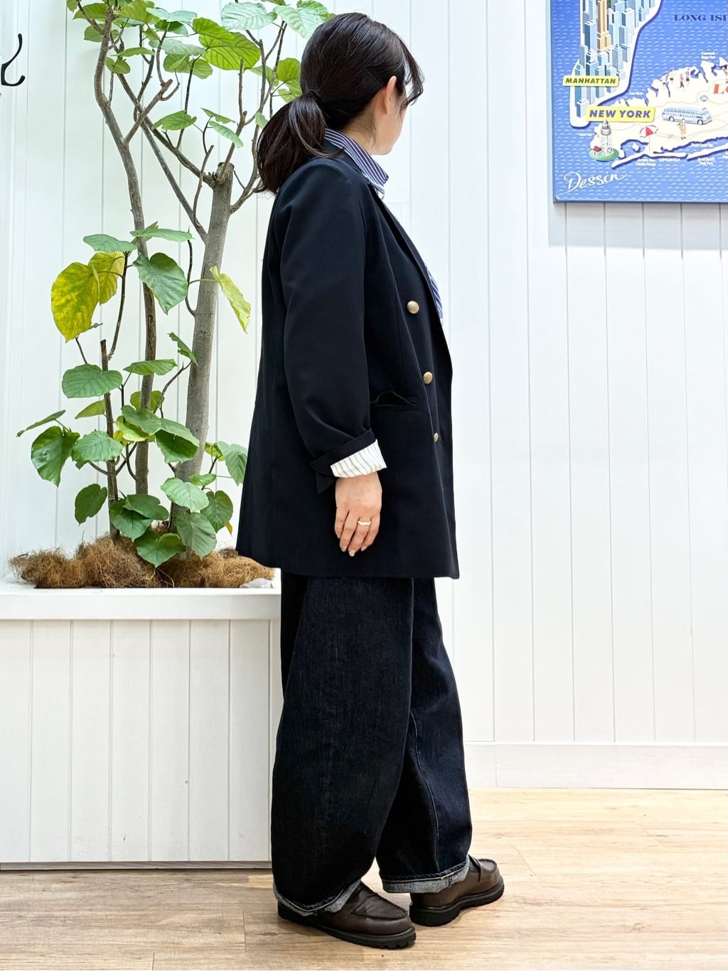msatoさんの「Dessin｜【ユニセックス/洗える】ロゴ刺繍入りコットンジャカード」を使ったコーディネート