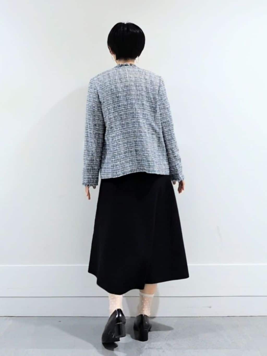 ミズタさんの「UNTITLED｜【仕事着/スーツ】ファンシーツイード ジャケット」を使ったコーディネート