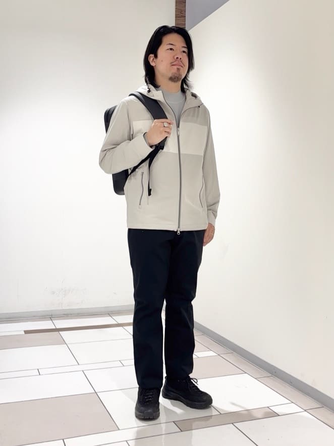 及川さんの「TAKEO KIKUCHI｜【KAJIF】フード ブルゾン」を使ったコーディネート