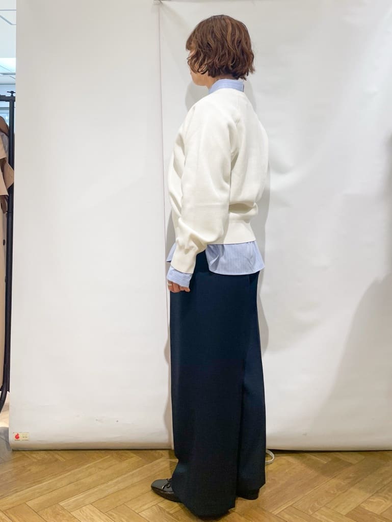 なかさんの「index｜レギュラーカラーシャツ／ストライプアソート【洗濯機OK】」を使ったコーディネート