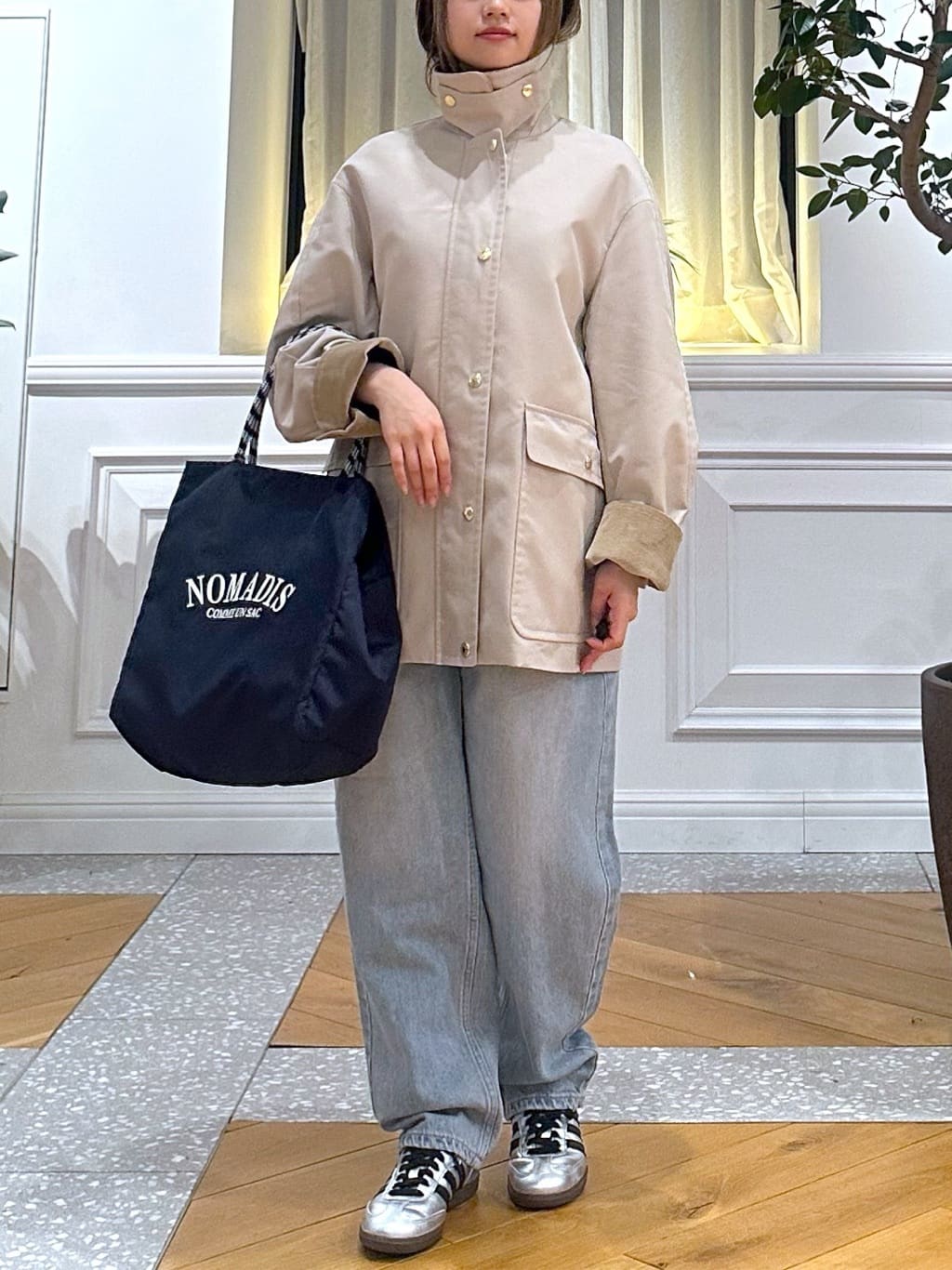 なべこさんの「DRESSTERIOR｜【ウォッシャブル】スプリング ハンティングジャケット」を使ったコーディネート