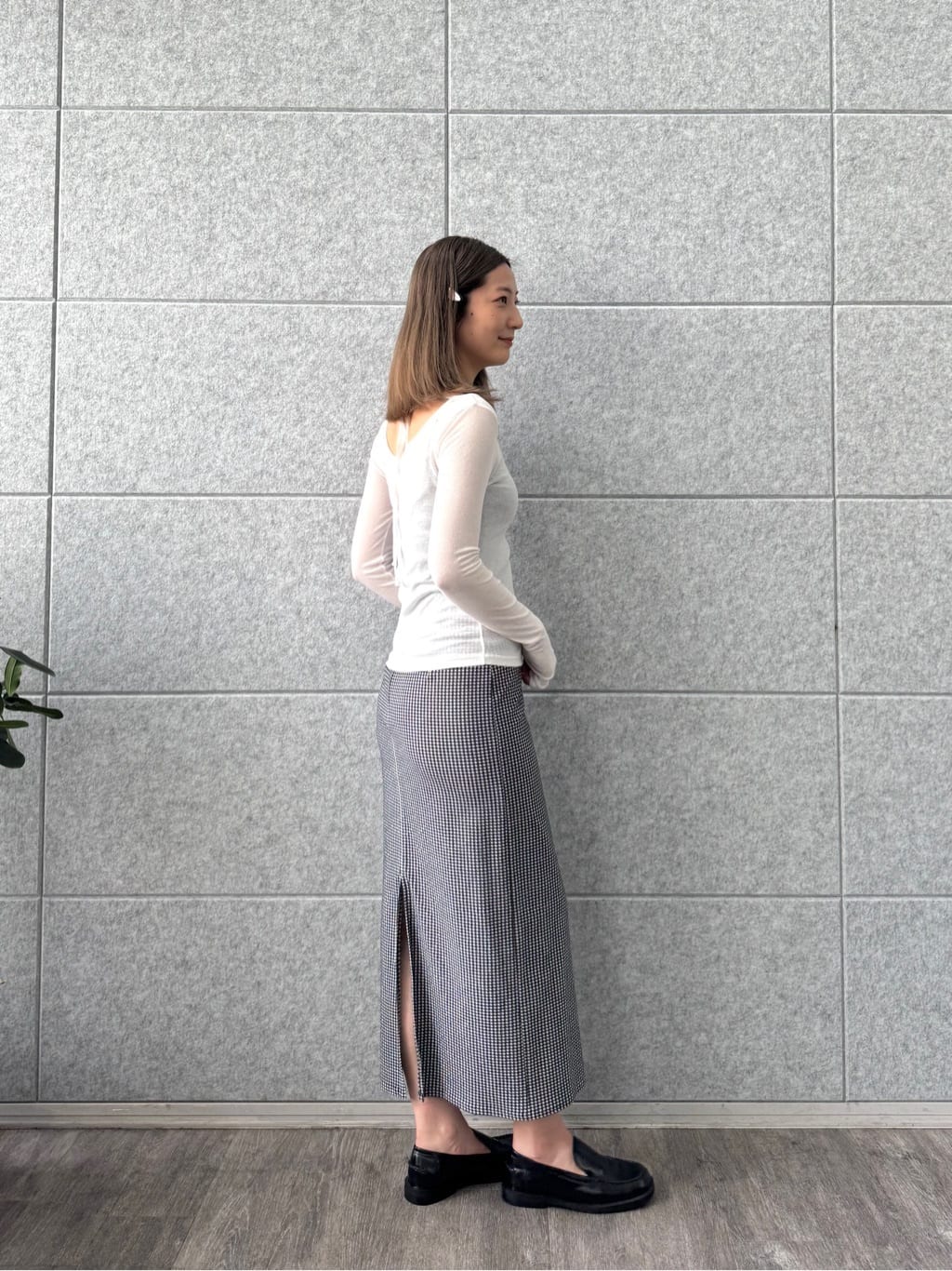 uchi__yamaさんの「CODE A｜jersey ribbon pullover」を使ったコーディネート