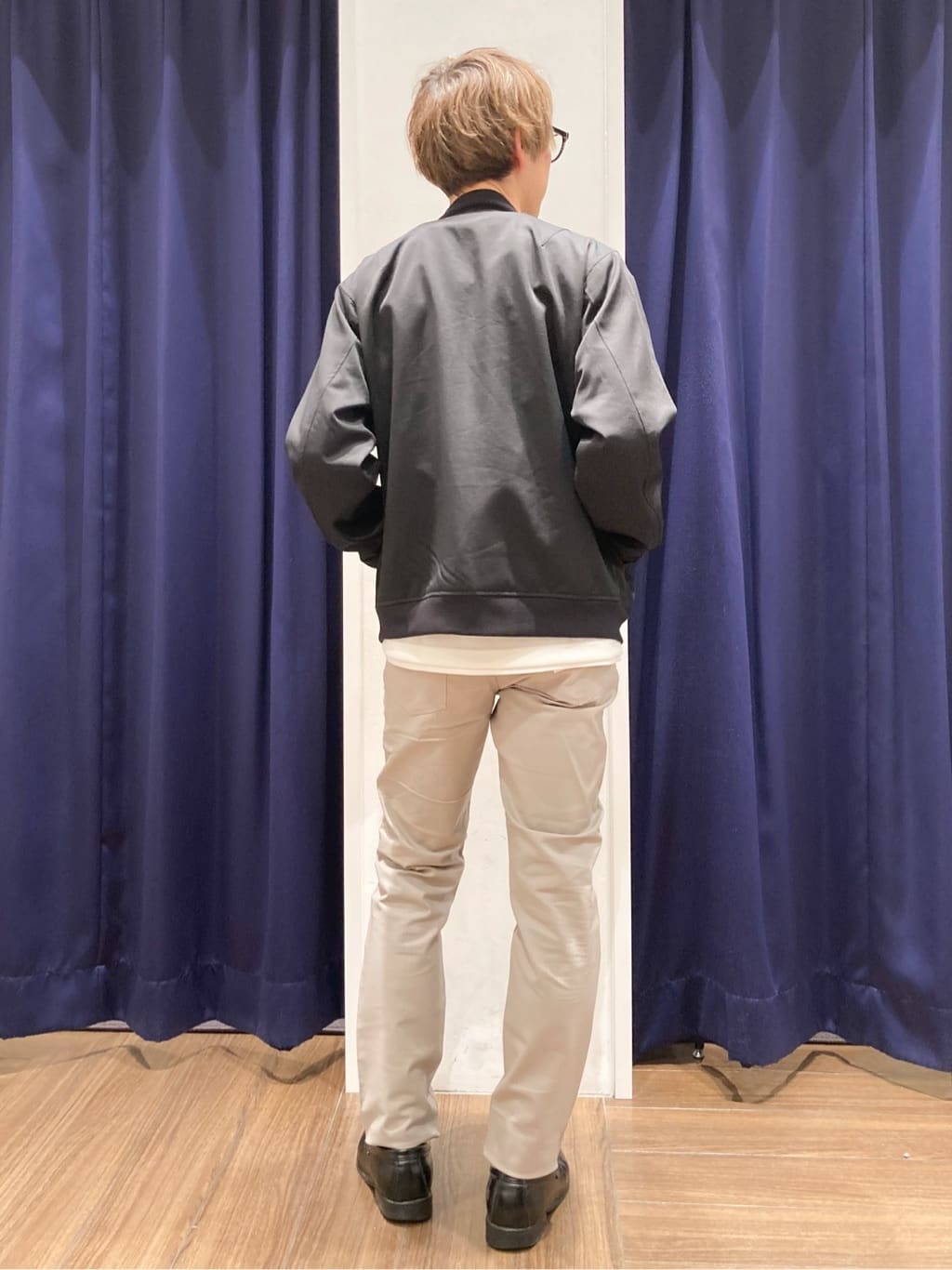 つーじーさんの「THE SHOP TK｜FLEX LINE ストレッチリブブルゾン　ストレッチ/防シワ/マシンウォッシャブル/セットアップ可」を使ったコーディネート