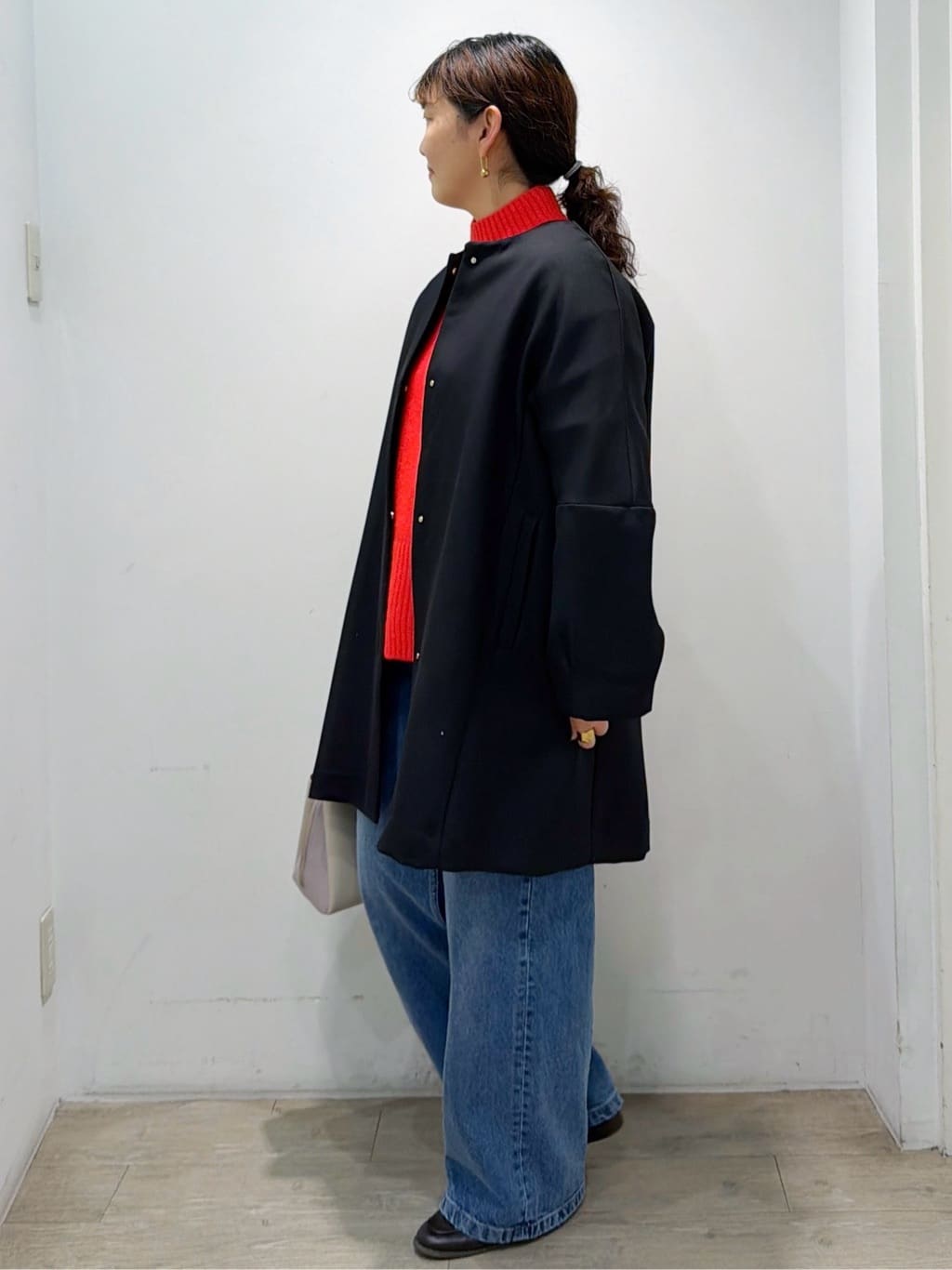 sumicaさんの「OPAQUE.CLIP｜フォルムスリーブミドルコート【洗濯機OK】」を使ったコーディネート