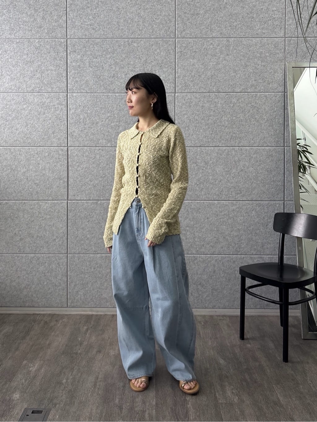 rinaさんの「INDIVI｜ブークレポロニット」を使ったコーディネート