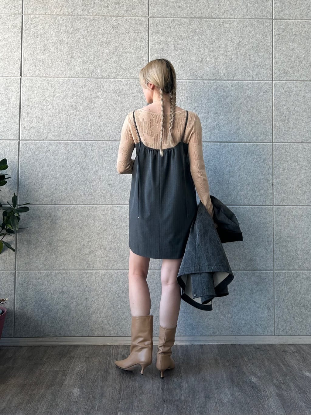 honoka Aさんの「CODE A｜tailored mood mini dress」を使ったコーディネート