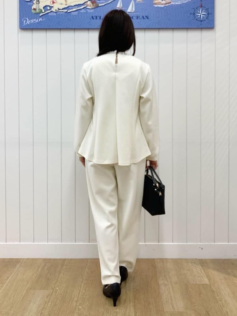 yoshiさんの「Dessin｜【入卒/セレモニー/セットアップ可能】カットジョーゼット2WAYトップス」を使ったコーディネート