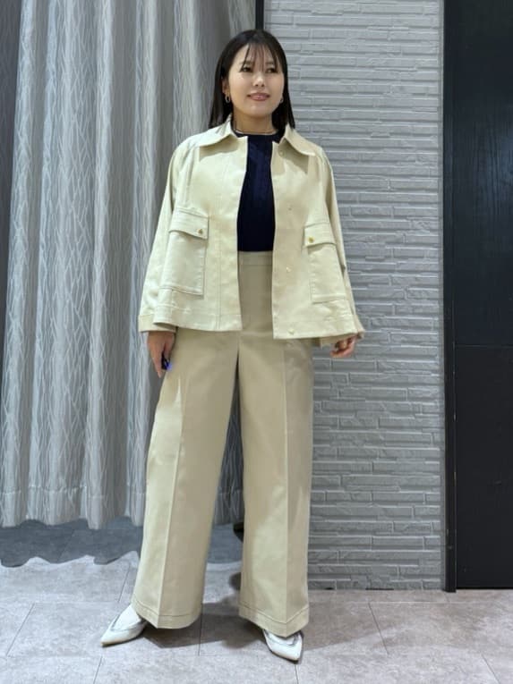 chさんの「THE SHOP TK｜大人かっこいい 軽やかデニム＆チノブルゾン」を使ったコーディネート