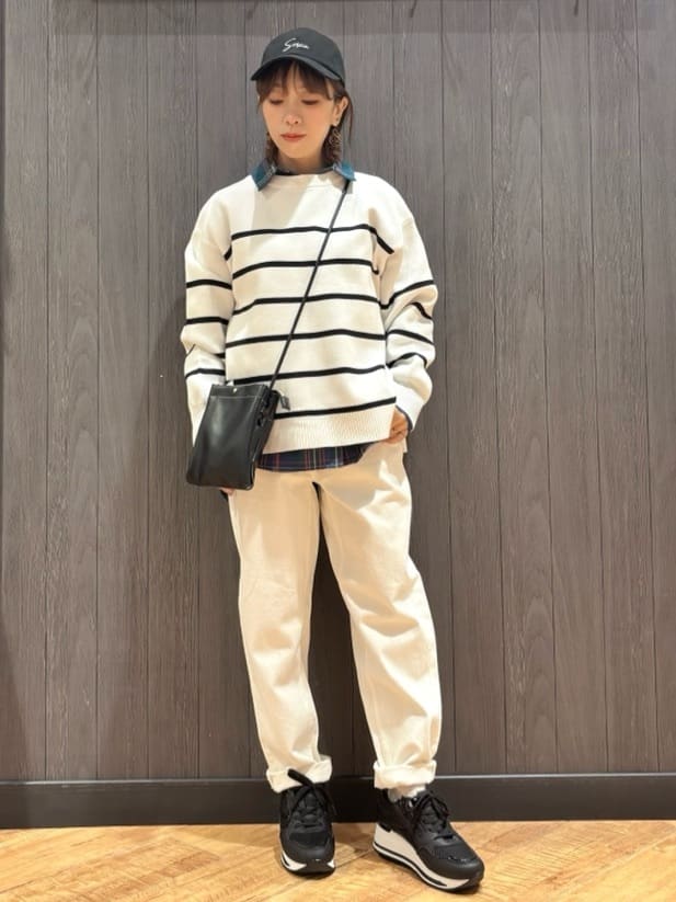 meiさんの「SHOO･LA･RUE｜【洗濯機可/S-LL】程よい抜け感 大人のチェックシャツ」を使ったコーディネート