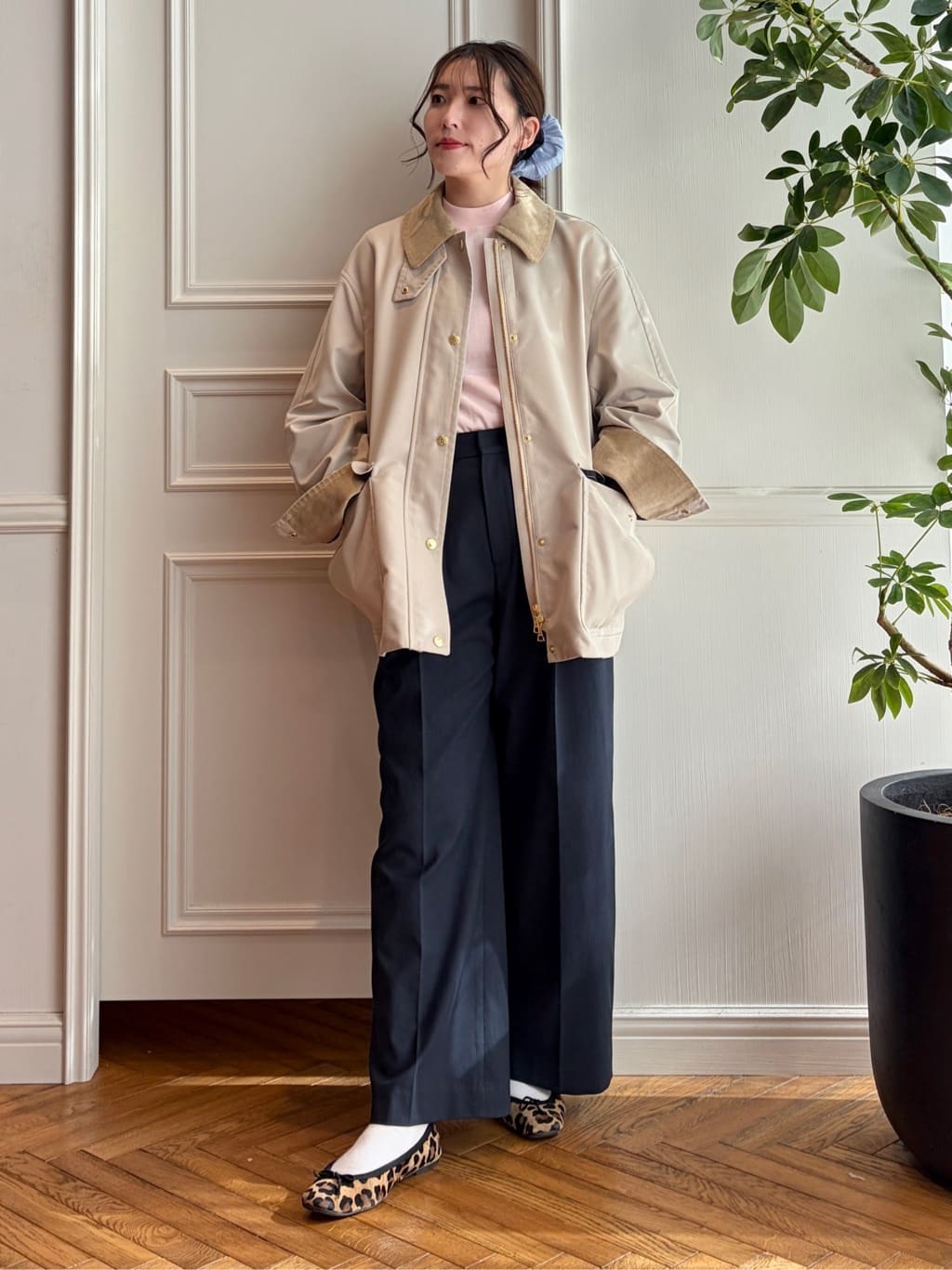 nakaoさんの「DRESSTERIOR｜【ウォッシャブル】コットンシルクハーフスリーブニット」を使ったコーディネート