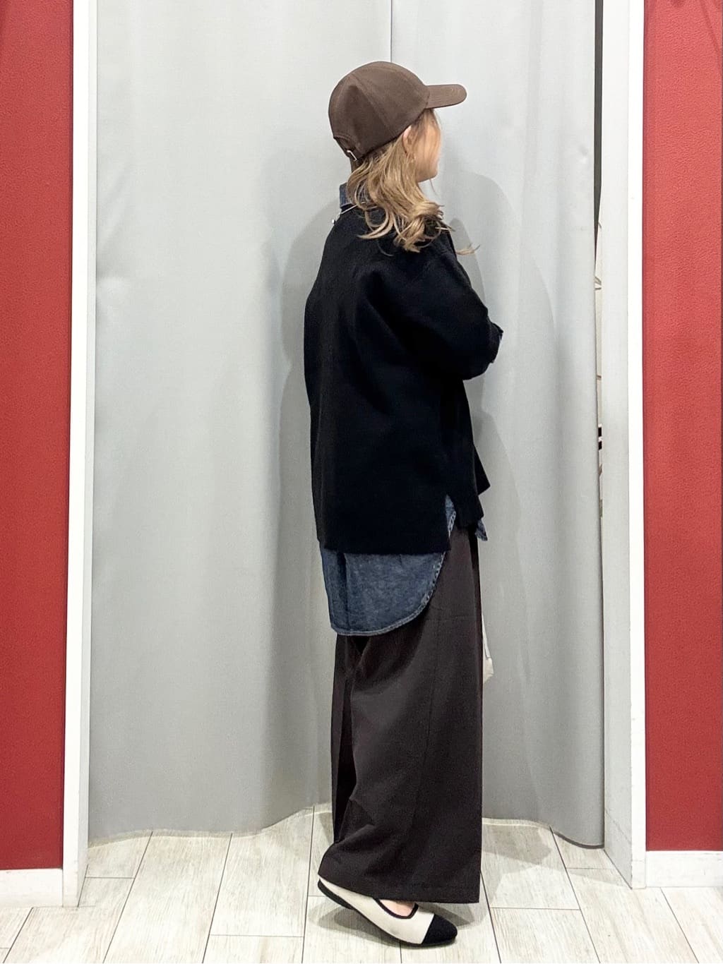 shioさんの「SHOO･LA･RUE｜【NEW/22.5㎝-24.5㎝】洗えてサラサラ ニットパンプス」を使ったコーディネート