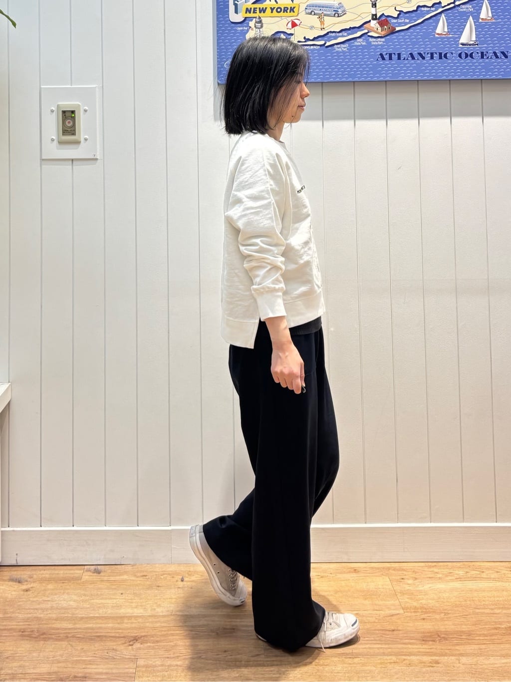 OKADAさんの「Dessin｜【2点セット・洗える】メランジツイルセットアップ」を使ったコーディネート