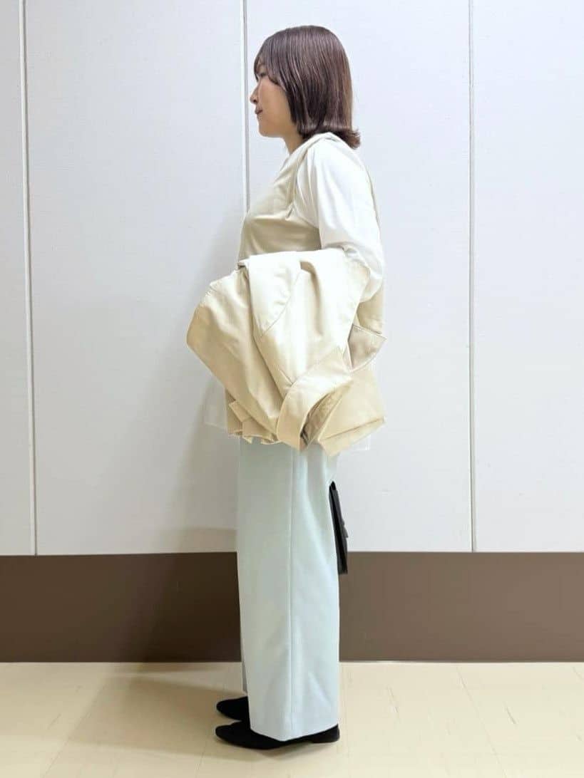 Rikoさんの「INDIVI｜【洗える／UVケア】レイヤード風デザイントップス」を使ったコーディネート