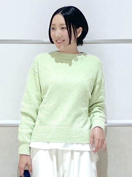 eriko さんの「Dessin｜【花粉ガード/撥水加工/洗える】クルーネックスプリングコート」を使ったコーディネート