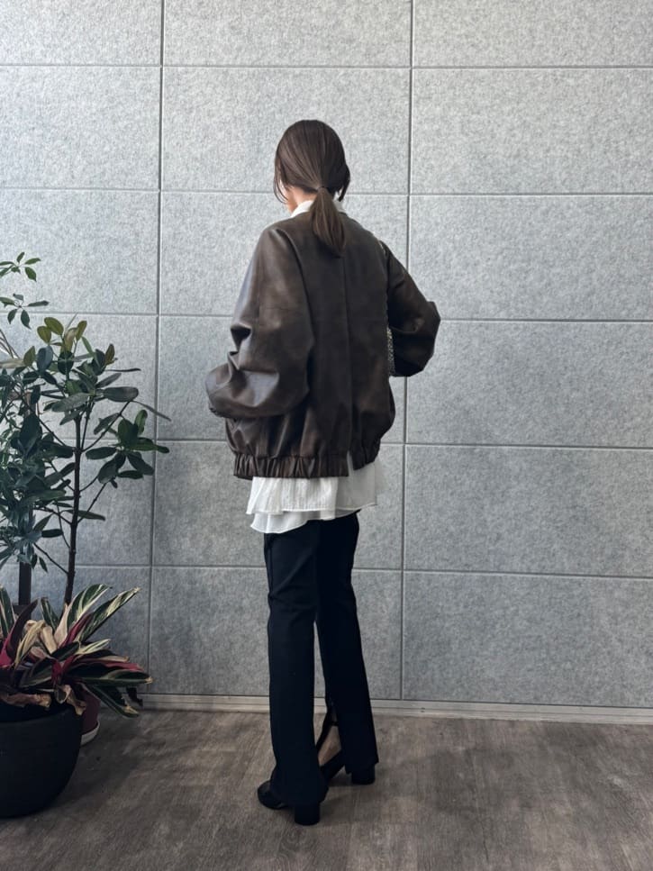 designer yukaさんの「CODE A｜【Re】grain zip over blouson」を使ったコーディネート